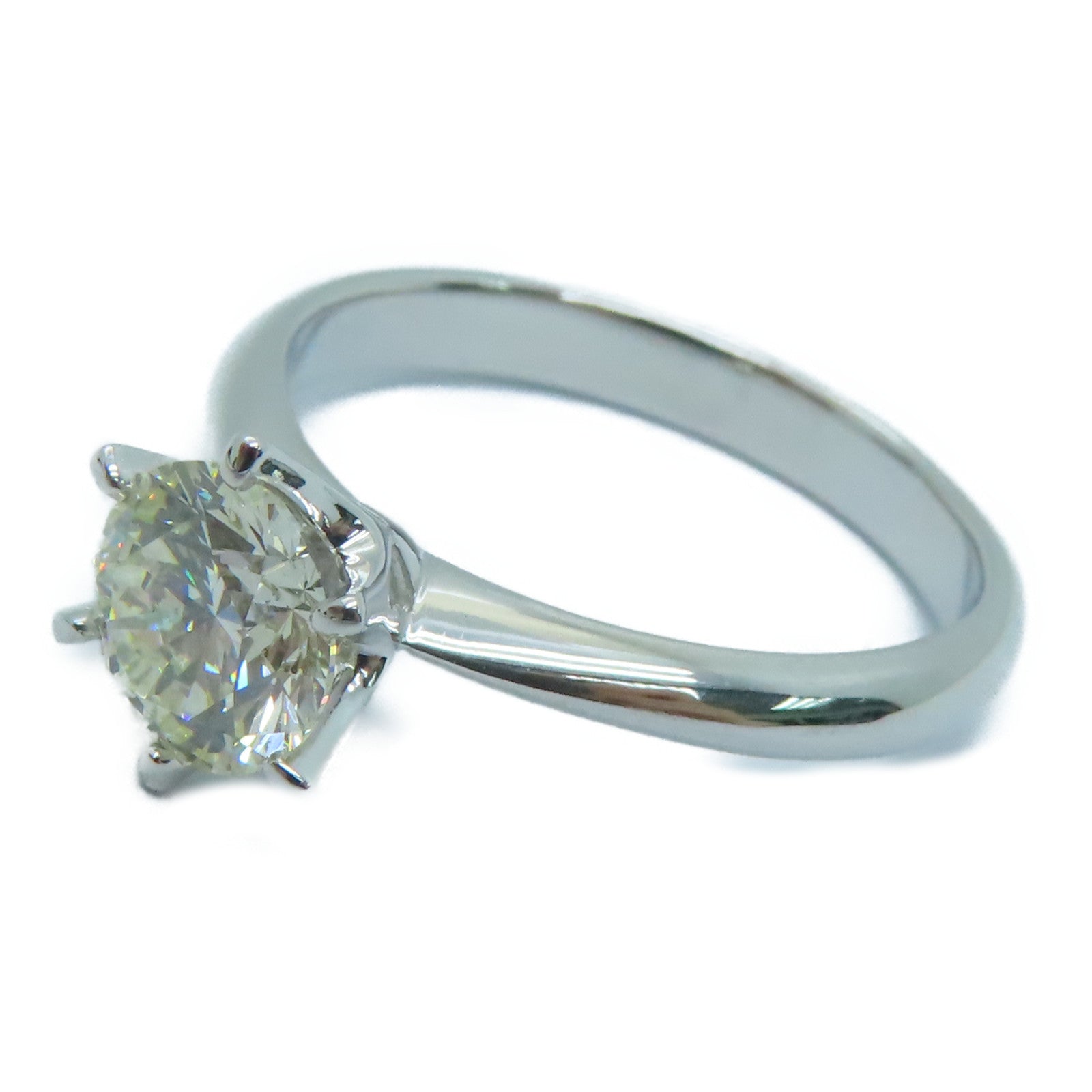 JEWELRY 18K白金Diamond Ring鑽石戒指1.25ct US#8.25