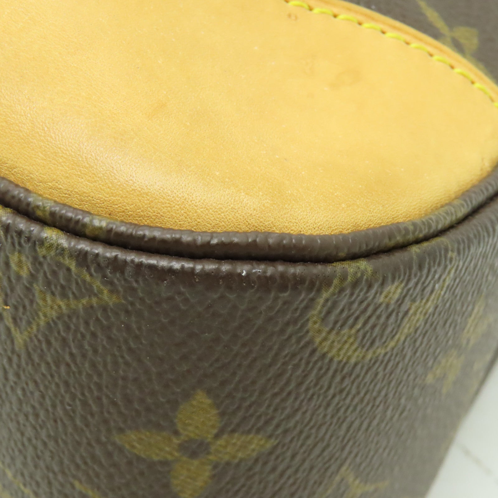 LOUIS VUITTON Monogram Boulogne金扣肩背袋棕色