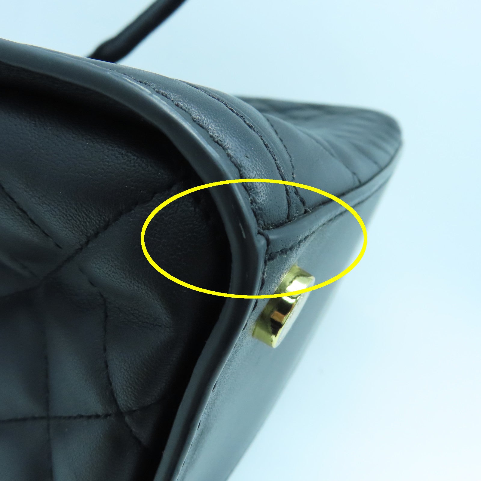 Michael Kors 牛皮皮革2 Way Shoulder金扣手挽肩背两用袋黑色