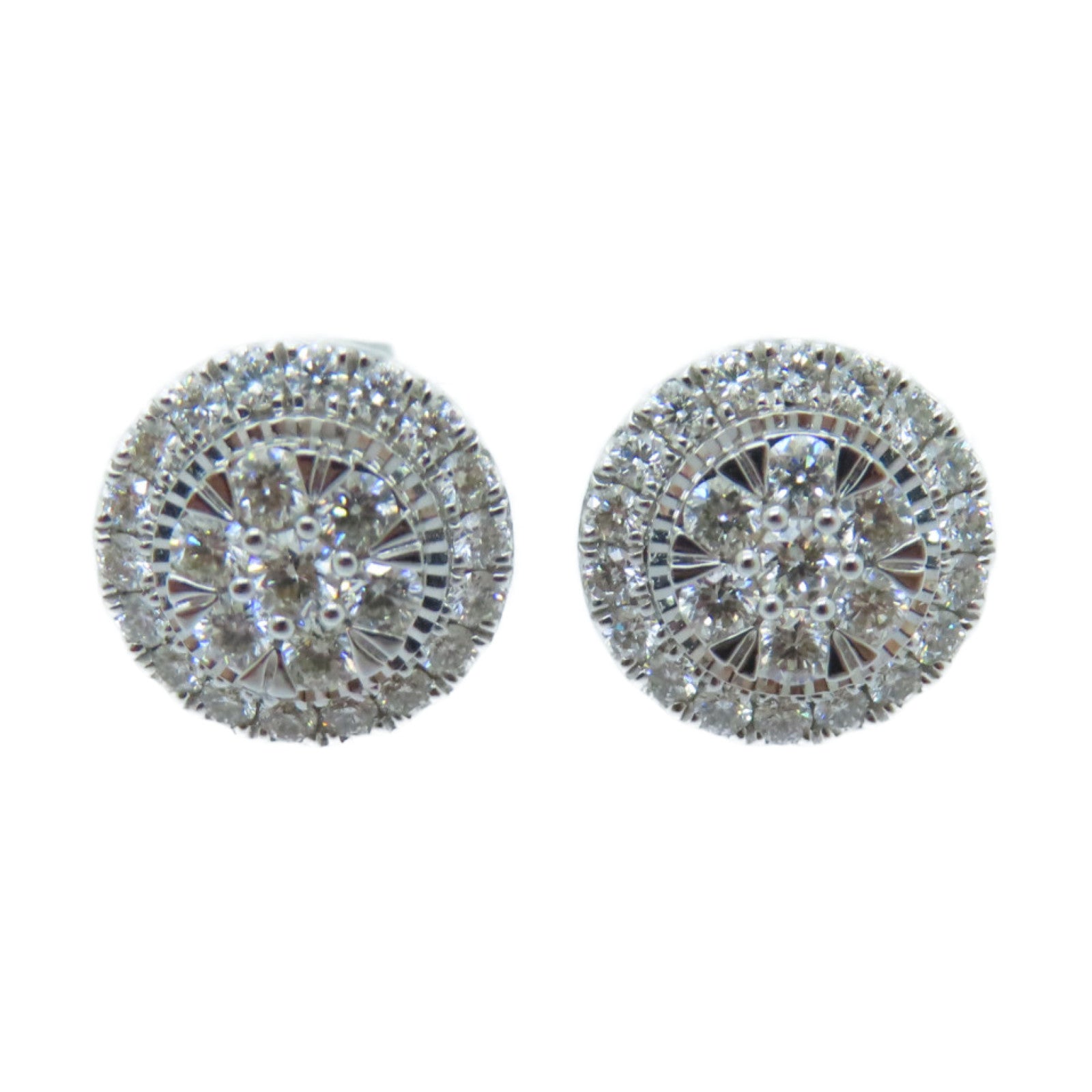 JEWELRY 18K白金Diamond Earrings 0.78/0.808ct鑽石耳環