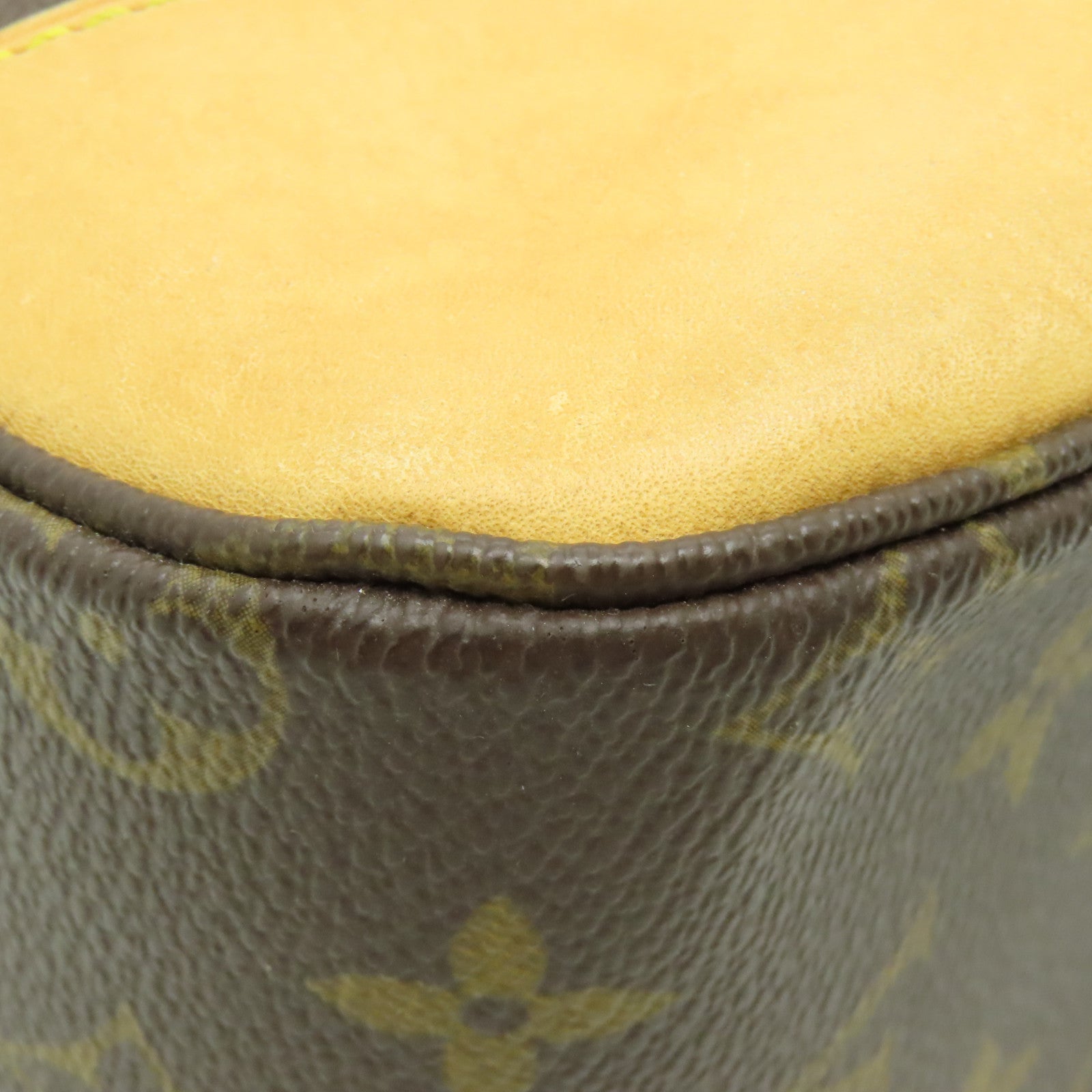 LOUIS VUITTON Monogram Boulogne金扣肩背袋棕色