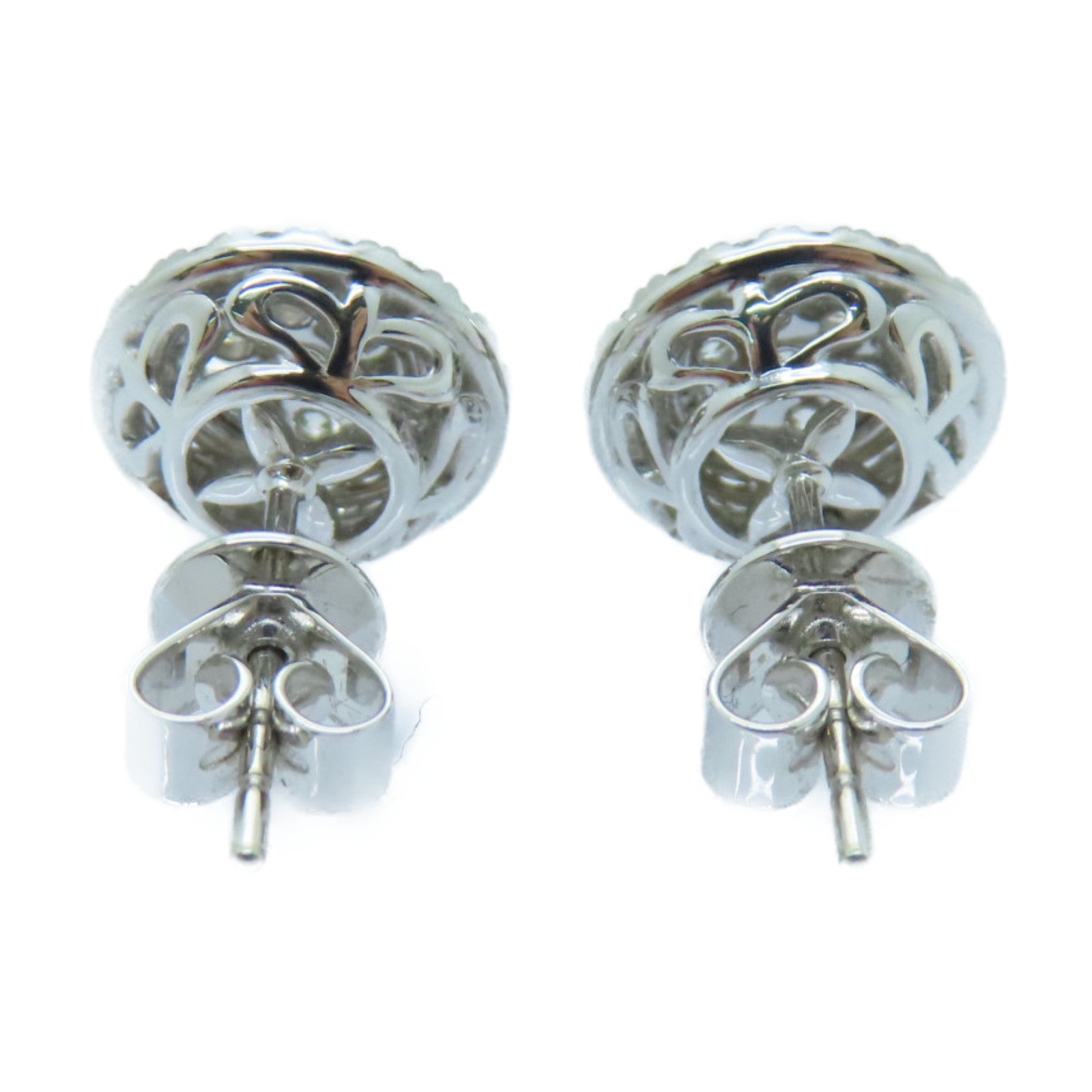 JEWELRY 18K白金Diamond Earrings 0.78/0.808ct鑽石耳環