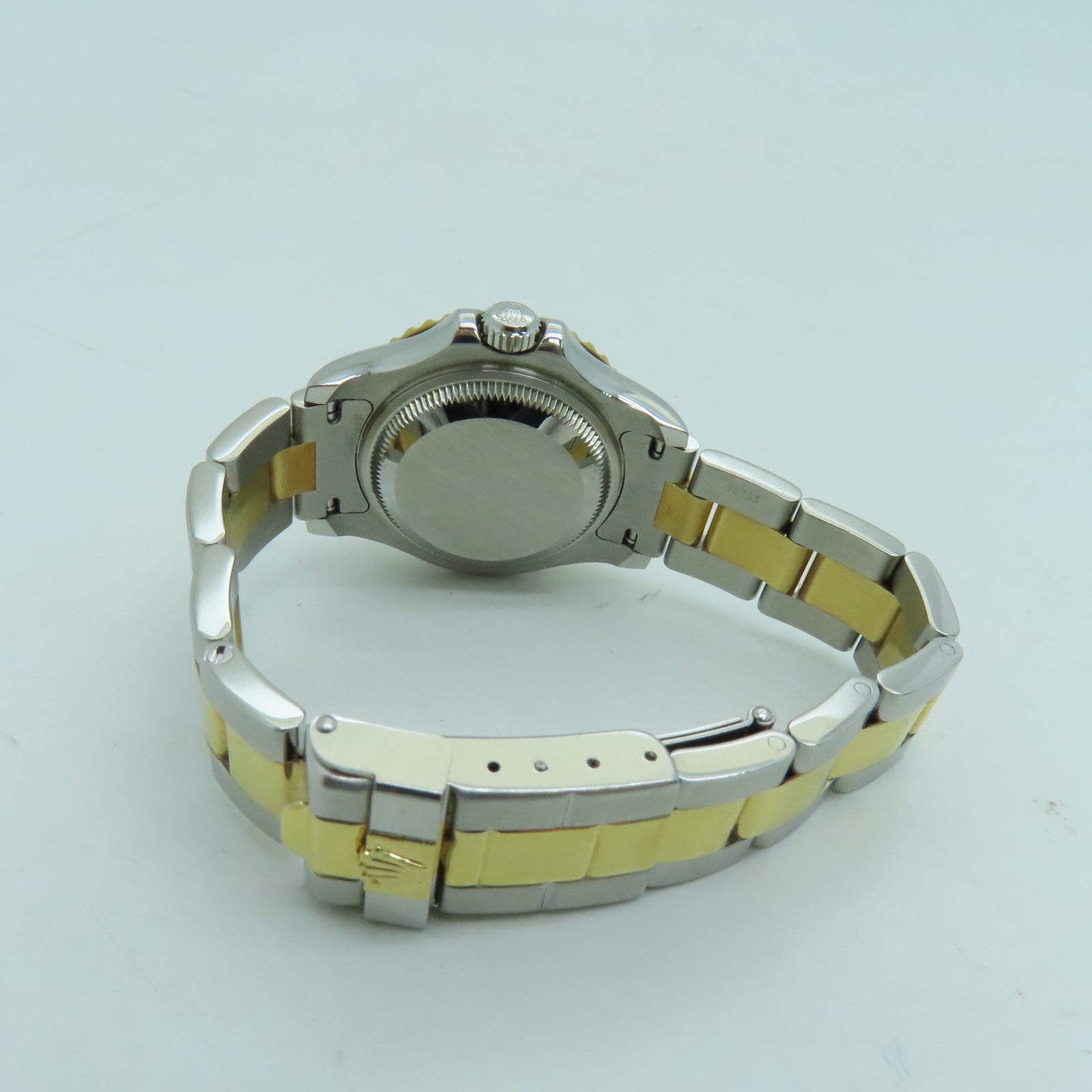 ROLEX Yacht Master 18K黃金/不鏽鋼手錶自動機芯白色