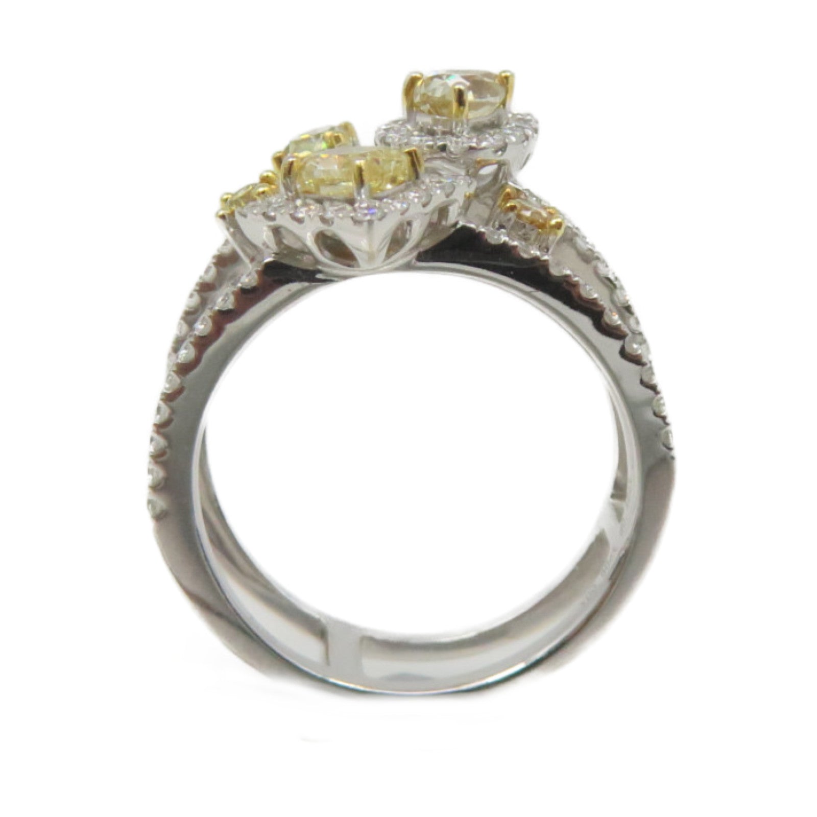 JEWELRY 【激減優惠】18K白金/黃金/黃鑽石/鑽石Diamond Ring戒指US#6.25
