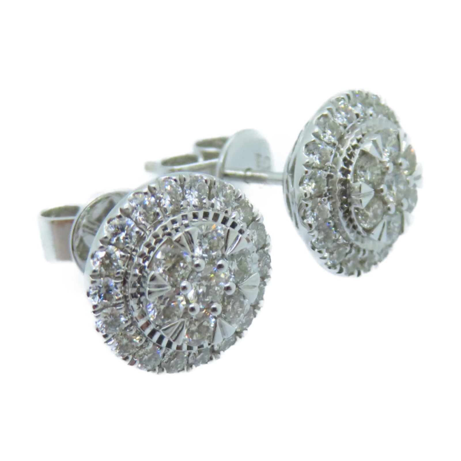 JEWELRY 18K白金Diamond Earrings 0.78/0.808ct鑽石耳環