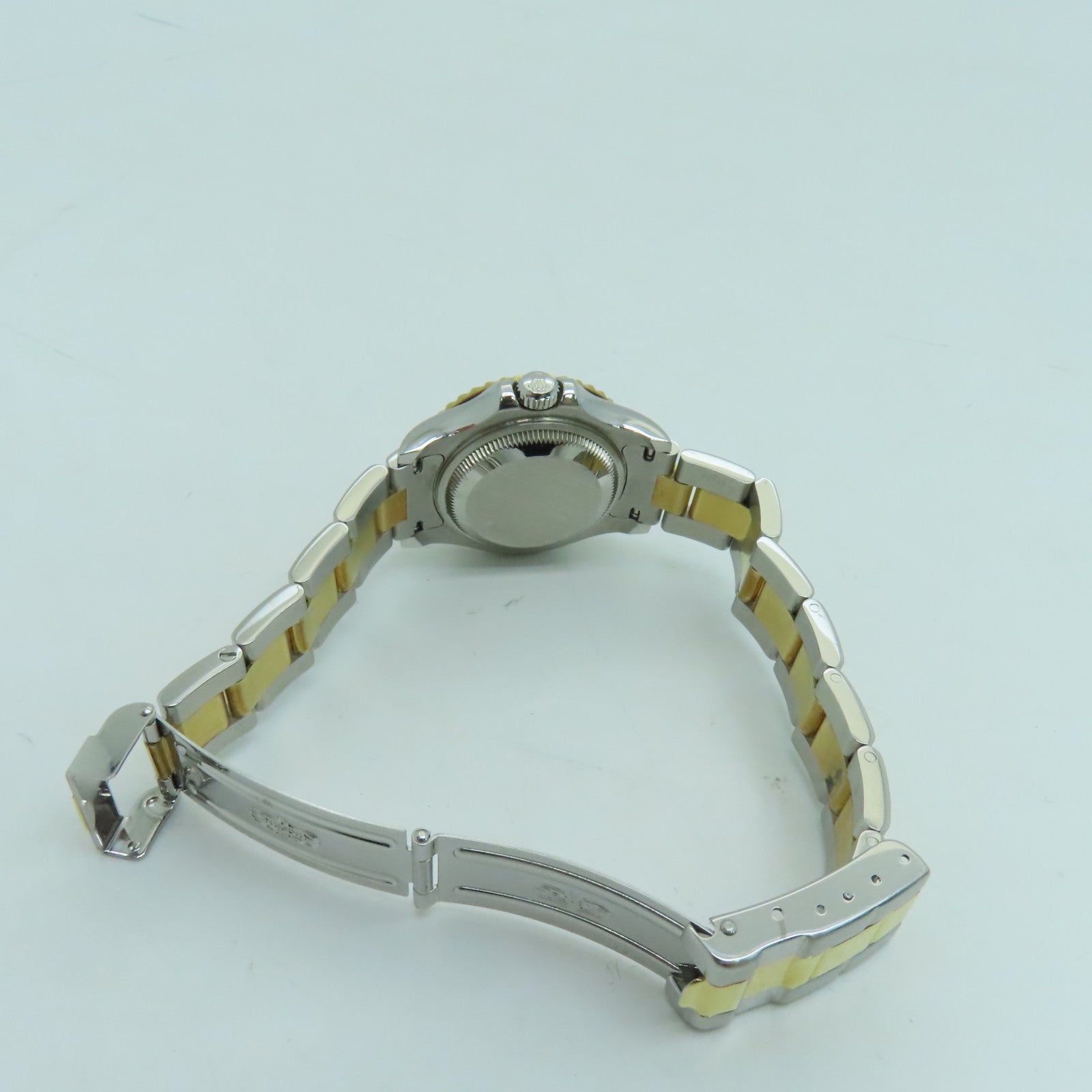 ROLEX Yacht Master 18K黃金/不鏽鋼手錶自動機芯白色
