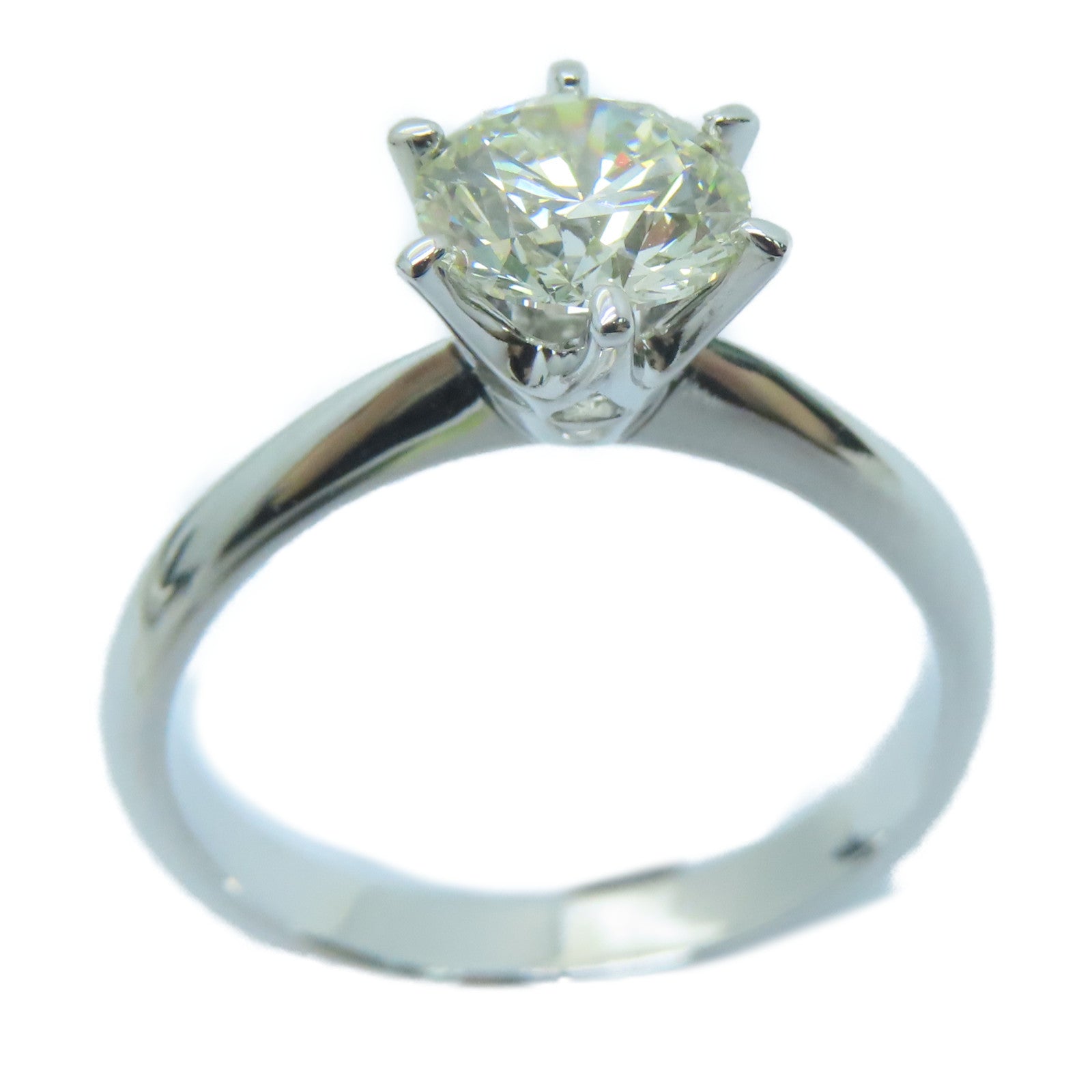 JEWELRY 18K白金Diamond Ring鑽石戒指1.25ct US#8.25