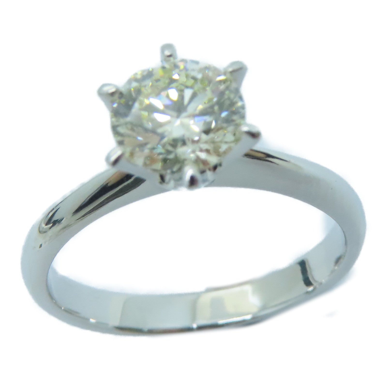 JEWELRY 18K白金Diamond Ring鑽石戒指1.25ct US#8.25