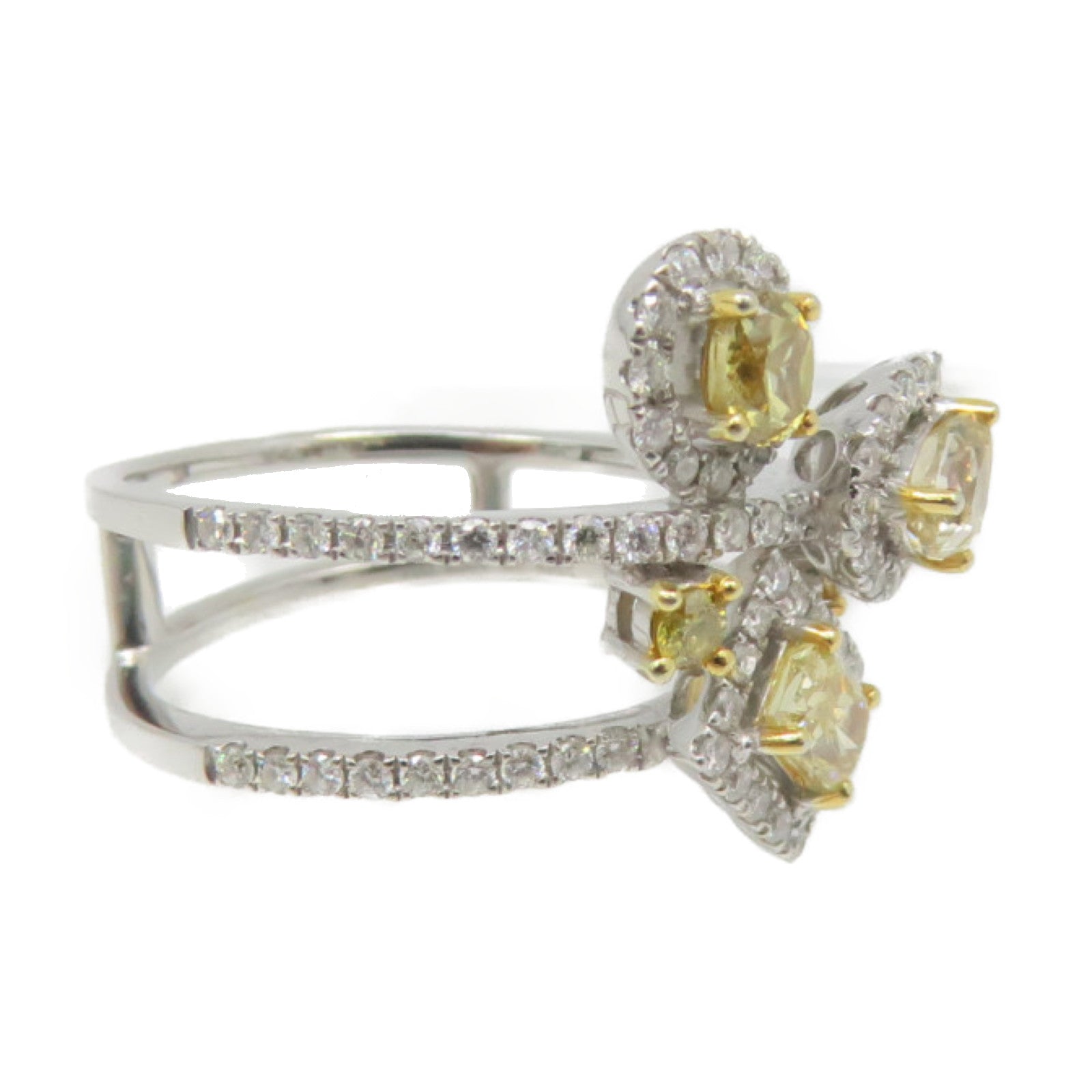 JEWELRY 【激減優惠】18K白金/黃金/黃鑽石/鑽石Diamond Ring戒指US#6.25