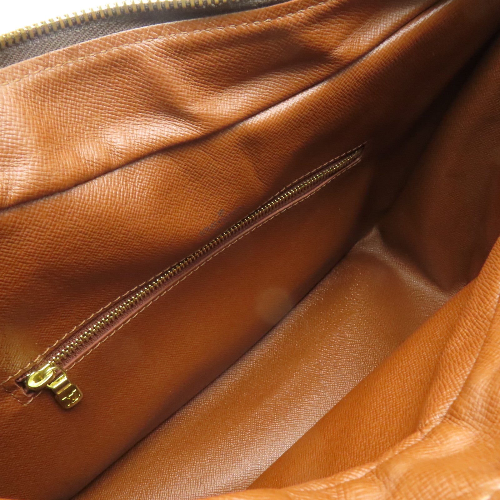 LOUIS VUITTON Monogram Boulogne金扣肩背袋棕色