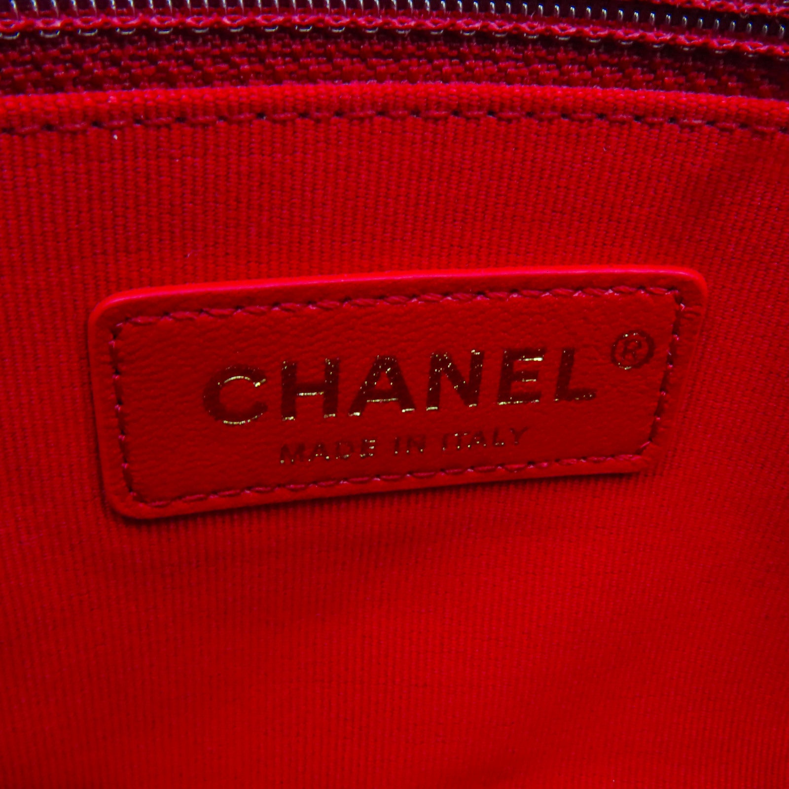 CHANEL 菱格牛皮皮革Chain Shoulder Bag金扣鏈帶肩背袋黑色