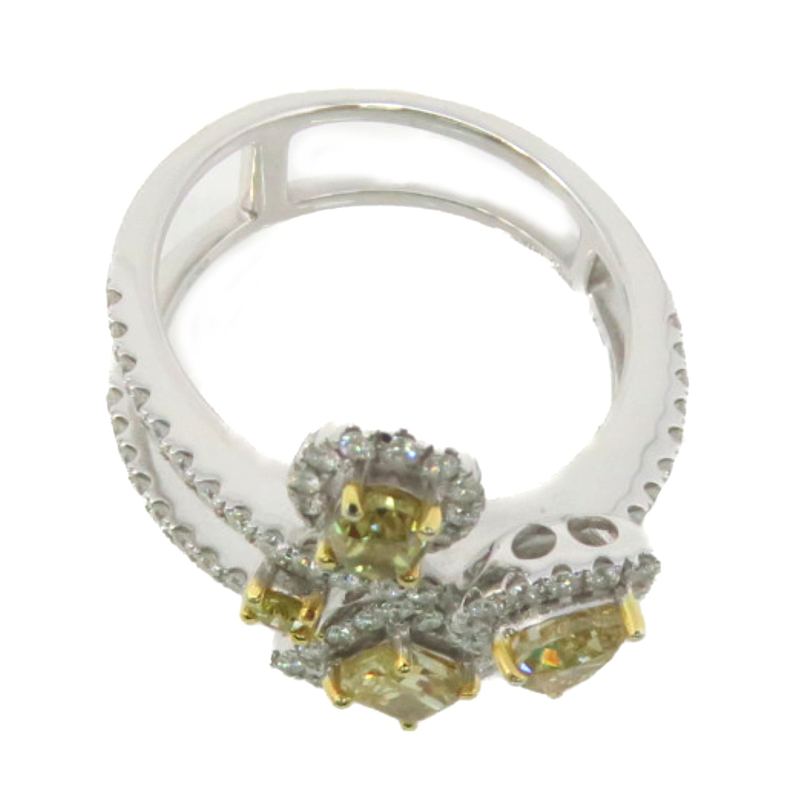 JEWELRY 【激減優惠】18K白金/黃金/黃鑽石/鑽石Diamond Ring戒指US#6.25