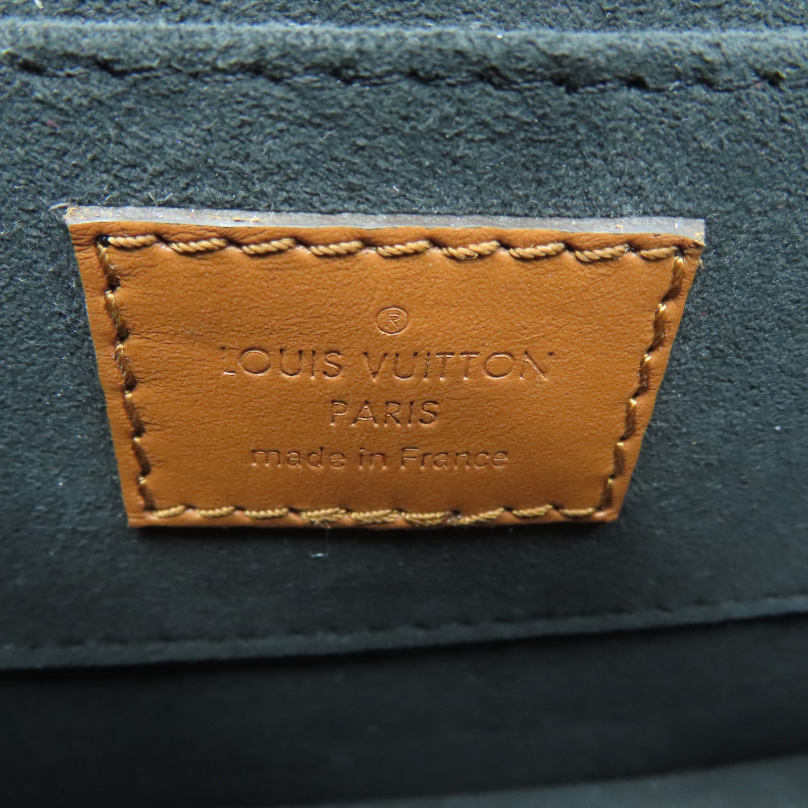 LOUIS VUITTON Monogram Reverse Mini Dauphine金扣肩背袋啡色