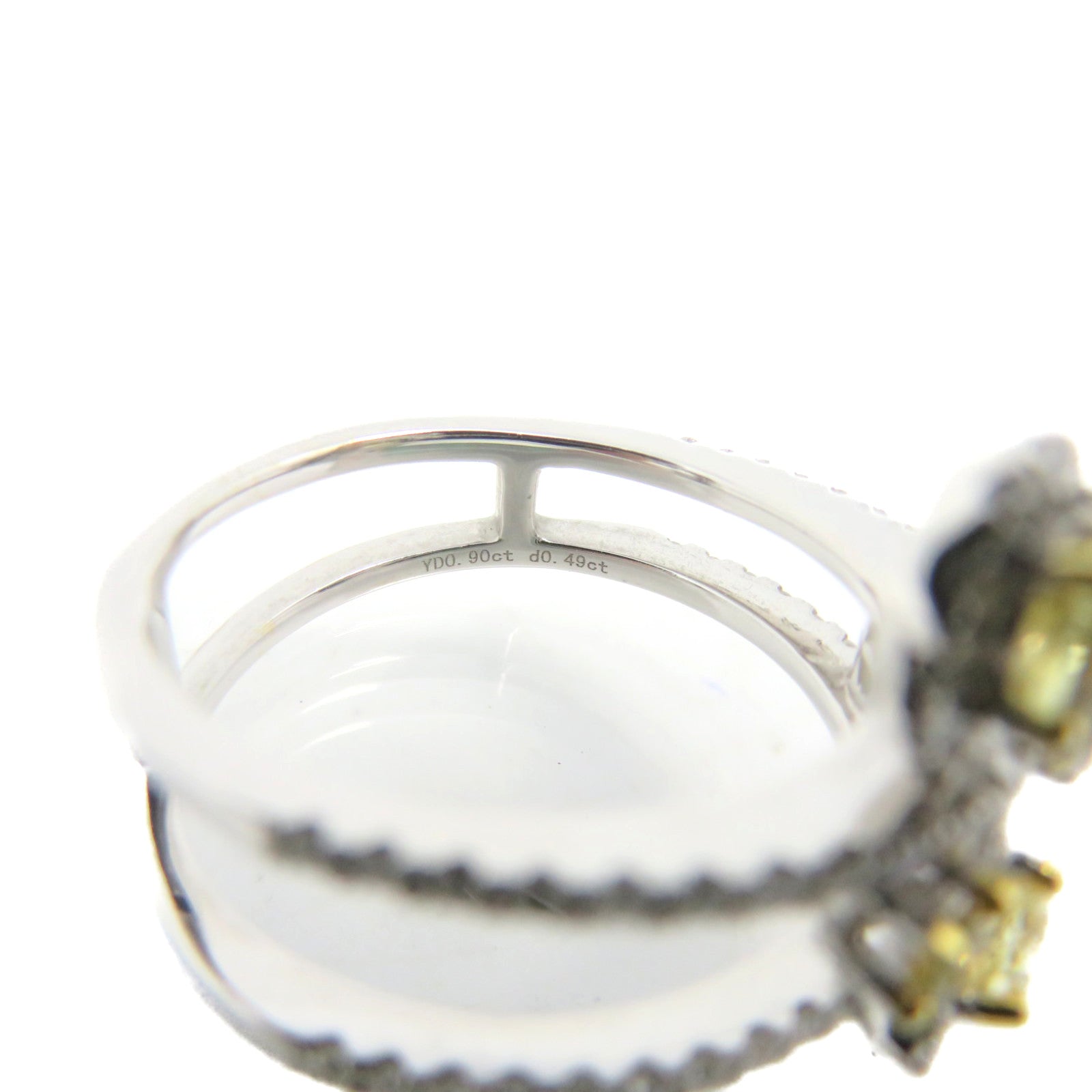 JEWELRY 【激減優惠】18K白金/黃金/黃鑽石/鑽石Diamond Ring戒指US#6.25