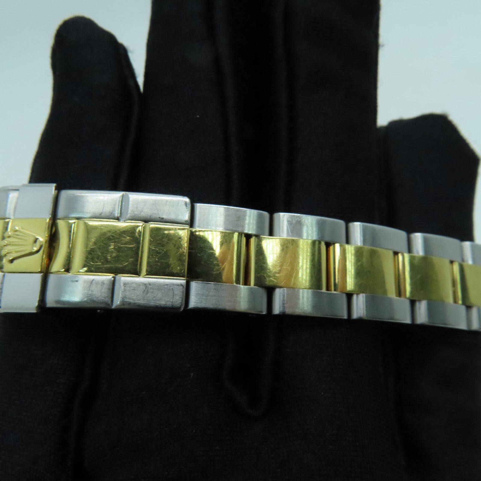 ROLEX Yacht Master 18K黃金/不鏽鋼手錶自動機芯白色
