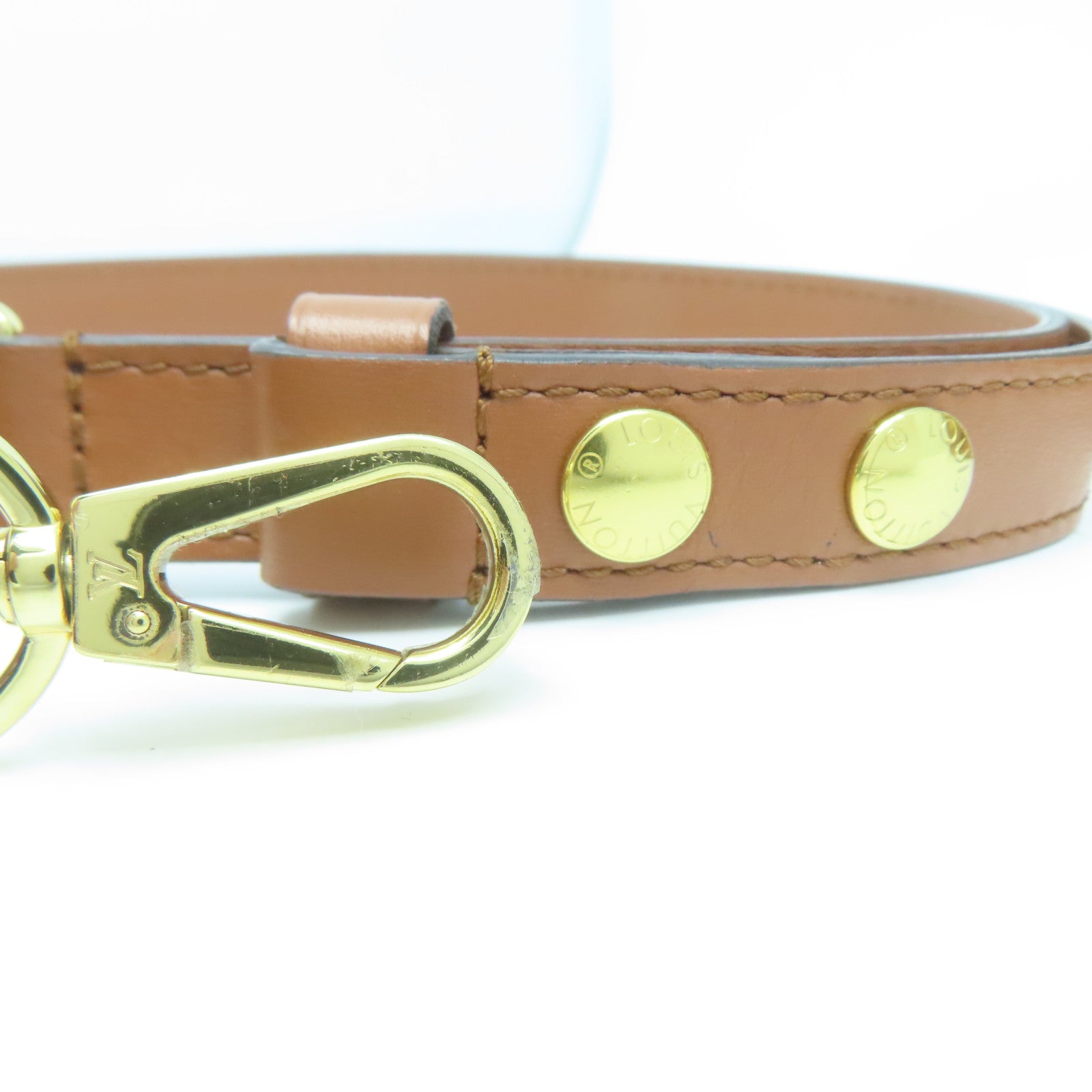 LOUIS VUITTON Monogram Reverse Mini Dauphine金扣肩背袋啡色