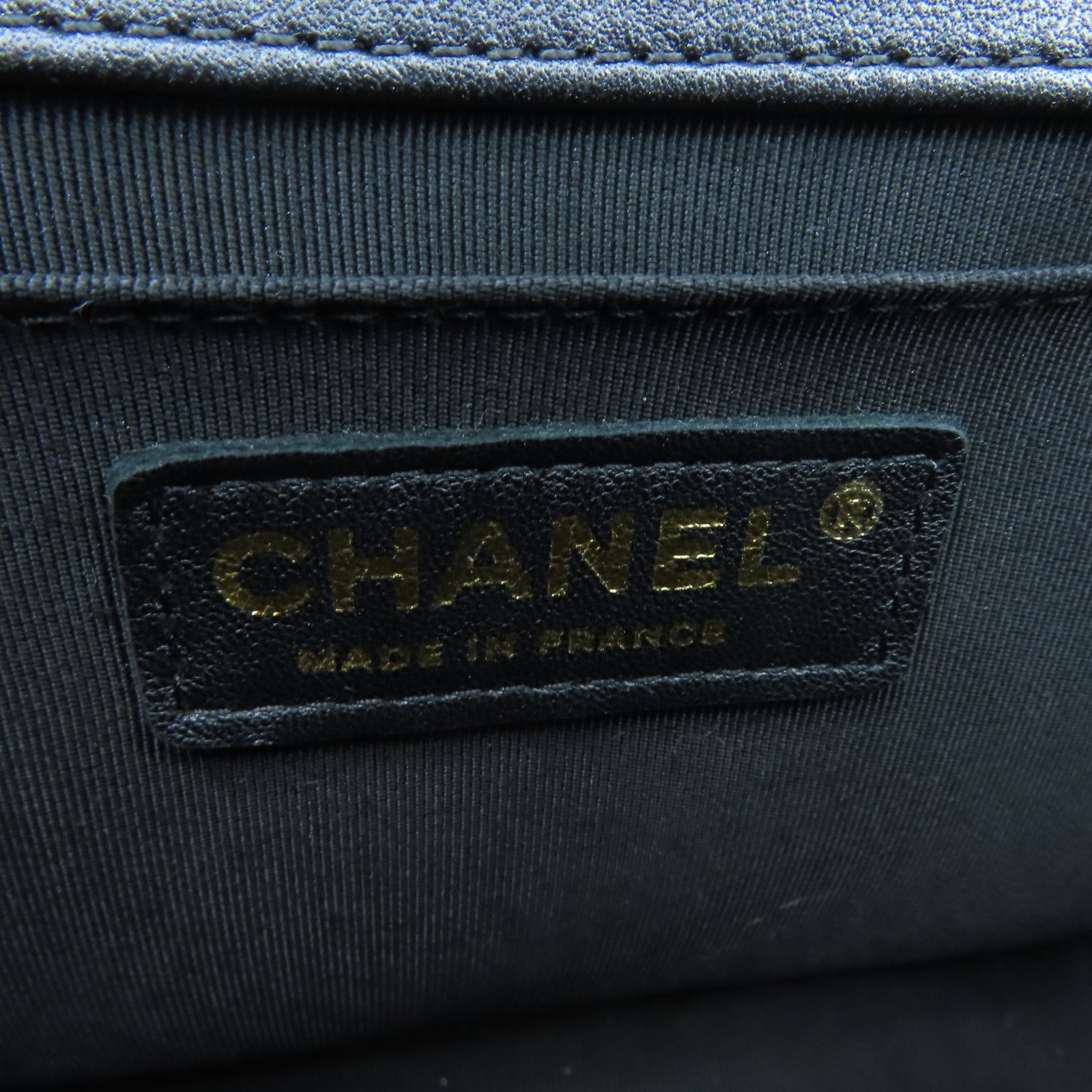 CHANEL 【激減優惠】菱格牛皮皮革Boy 25金扣鏈帶肩背袋黑色
