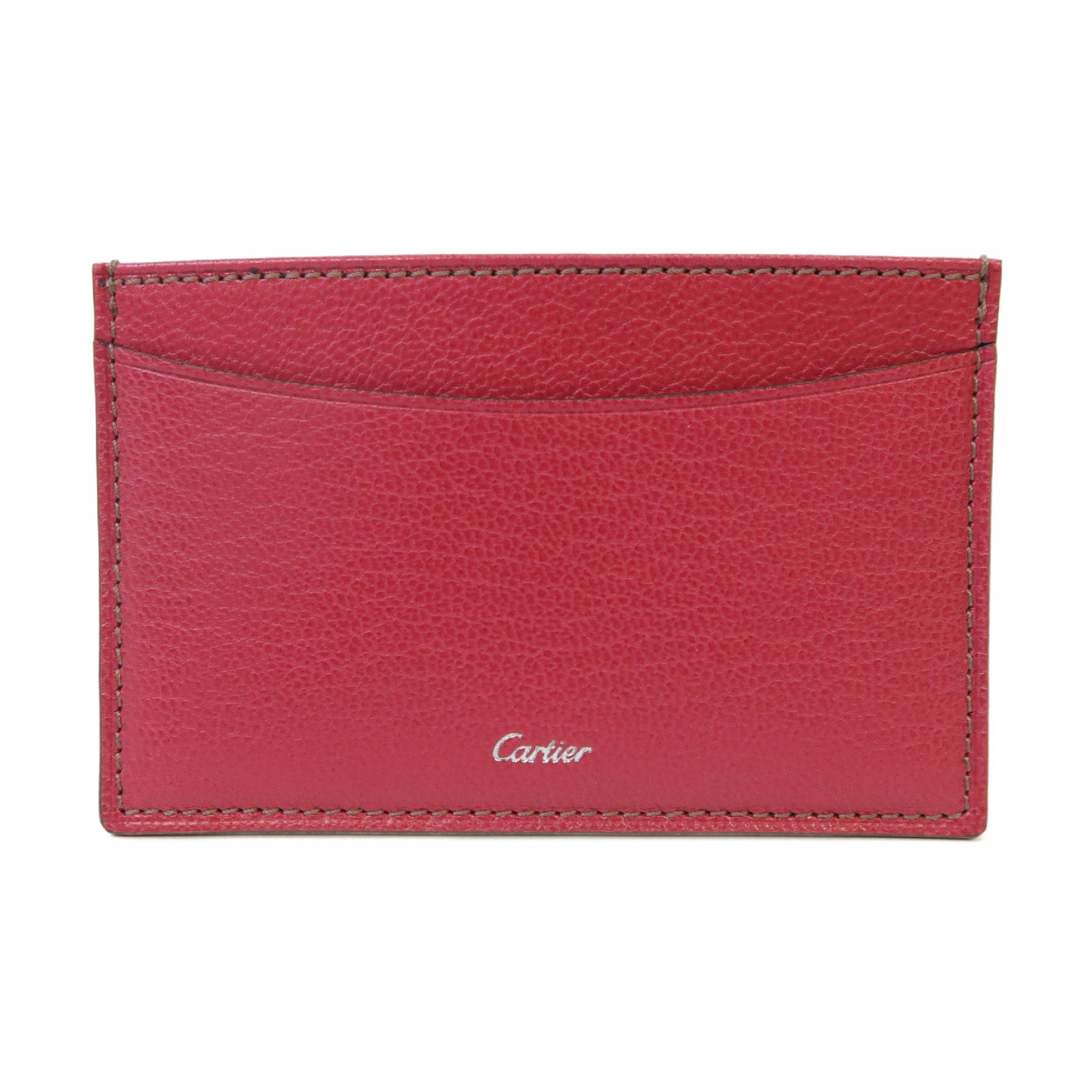 CARTIER 牛皮皮革Card Case卡片套粉紅色 – Brand Off Hong Kong Online Store