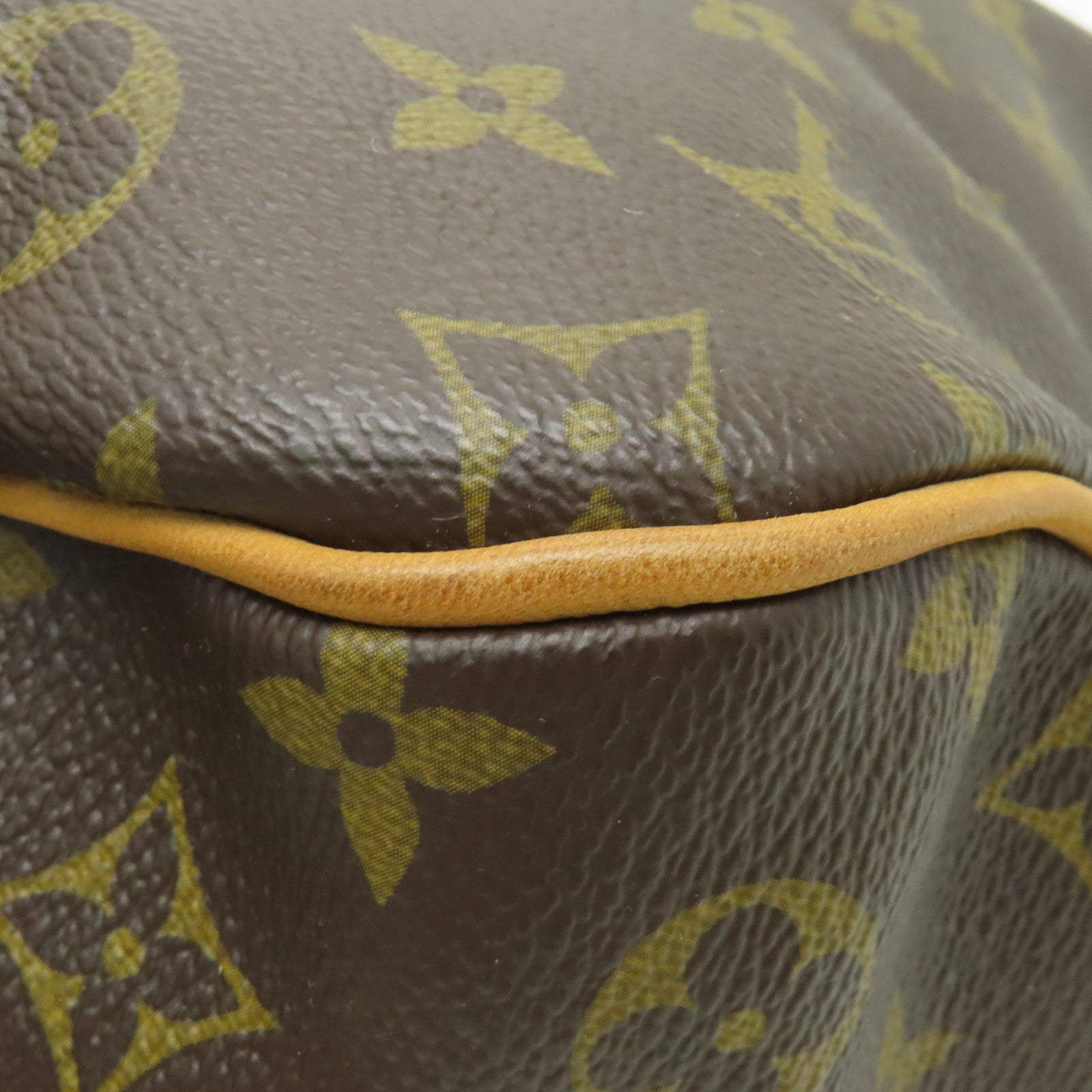 LOUIS VUITTON Monogram Delightful PM金扣肩背袋棕色