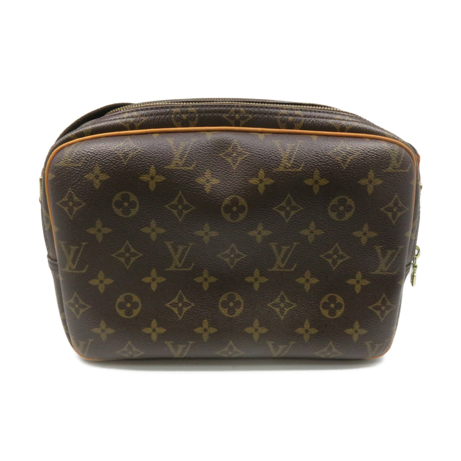 LOUIS VUITTON 【激減優惠】Monogram Reporter Shoulder Bag肩背袋啡色