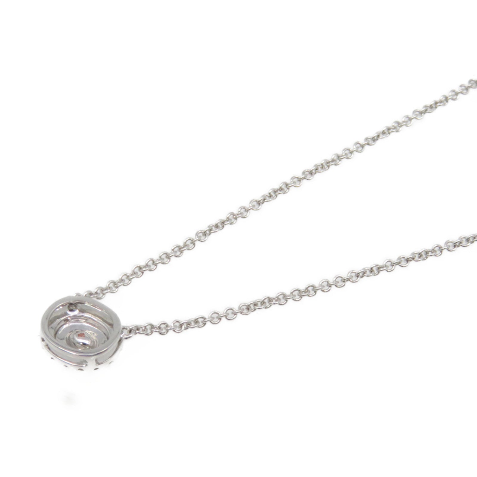 JEWELRY [Sharp Discount] 18K White Gold/0.06ct Pink Diamond/0.141ct Diamond Pink Diamond Necklace