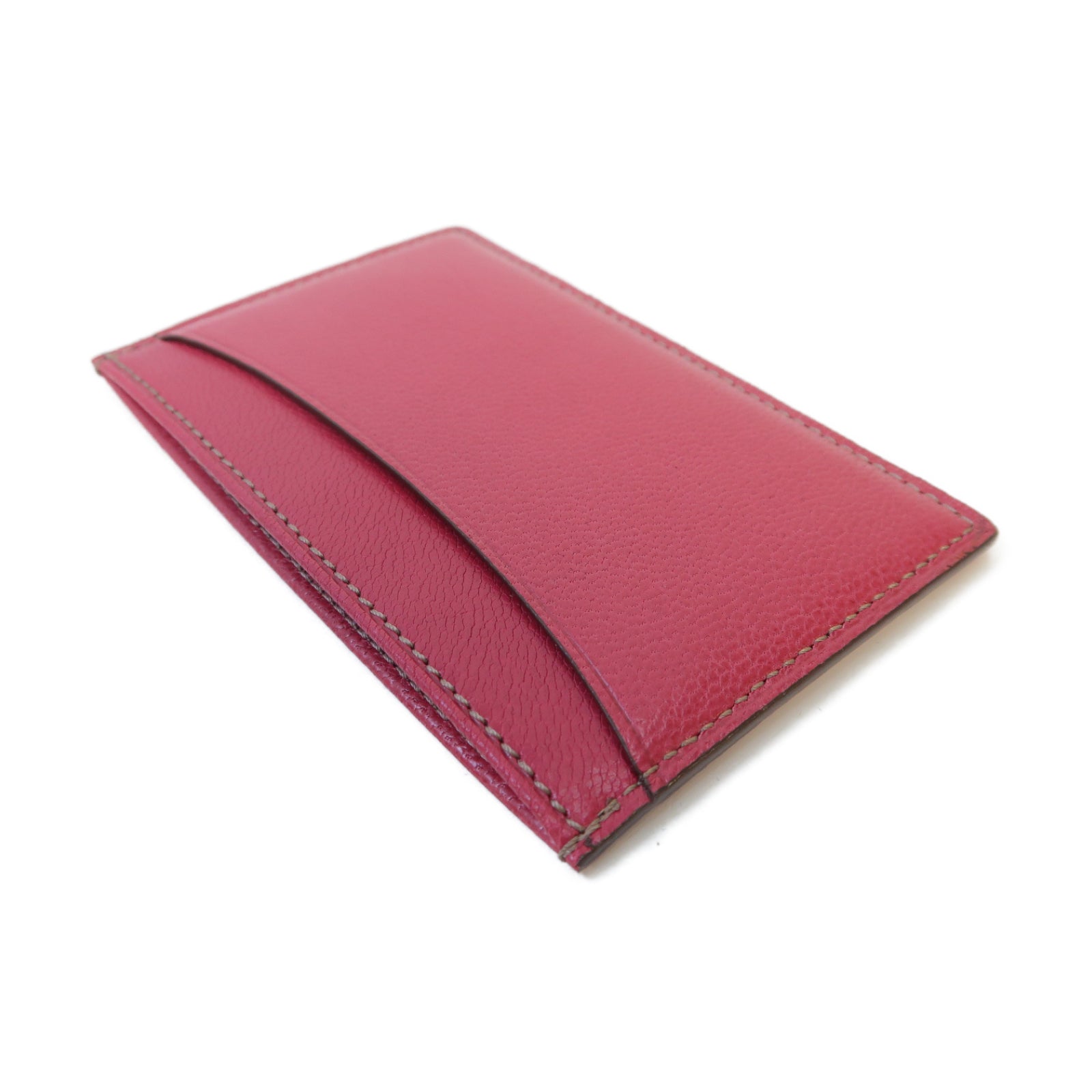CARTIER 牛皮皮革Card Case卡片套粉紅色