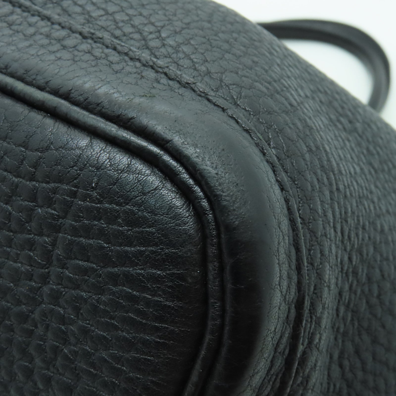 HERMES Negonda皮革Garden Party PM銀扣手挽袋Noir黑色