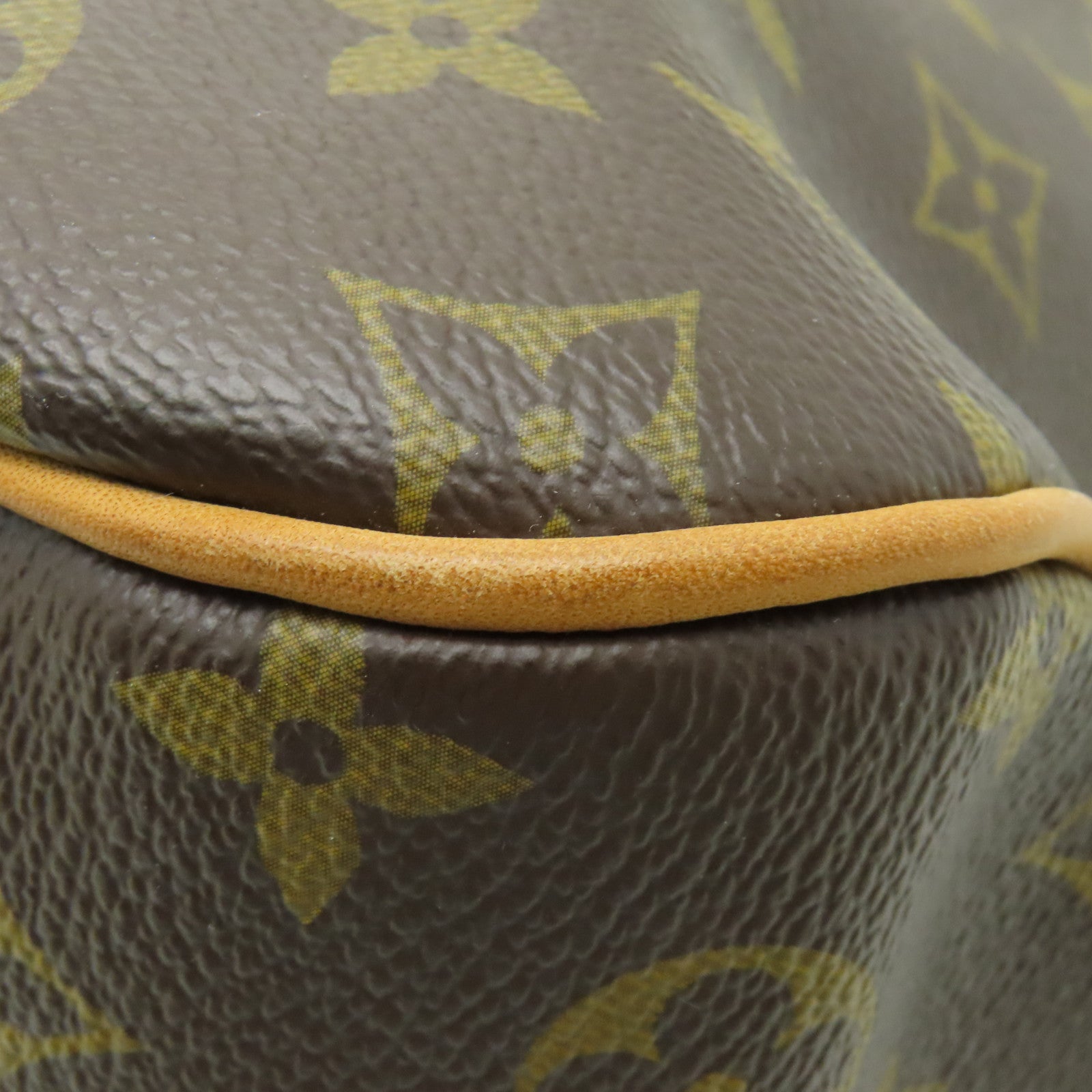 LOUIS VUITTON Monogram Delightful PM金扣肩背袋棕色