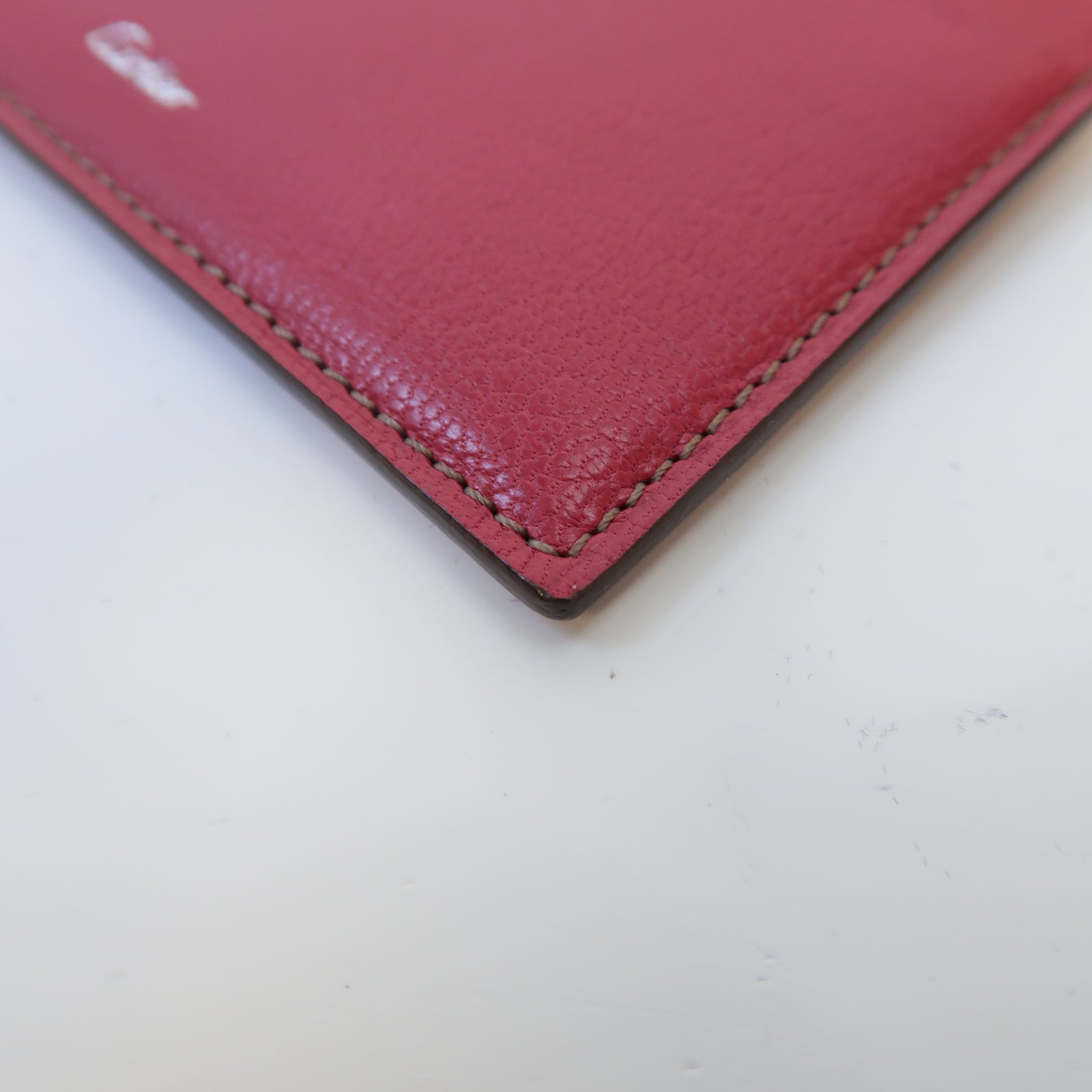 CARTIER 牛皮皮革Card Case卡片套粉紅色