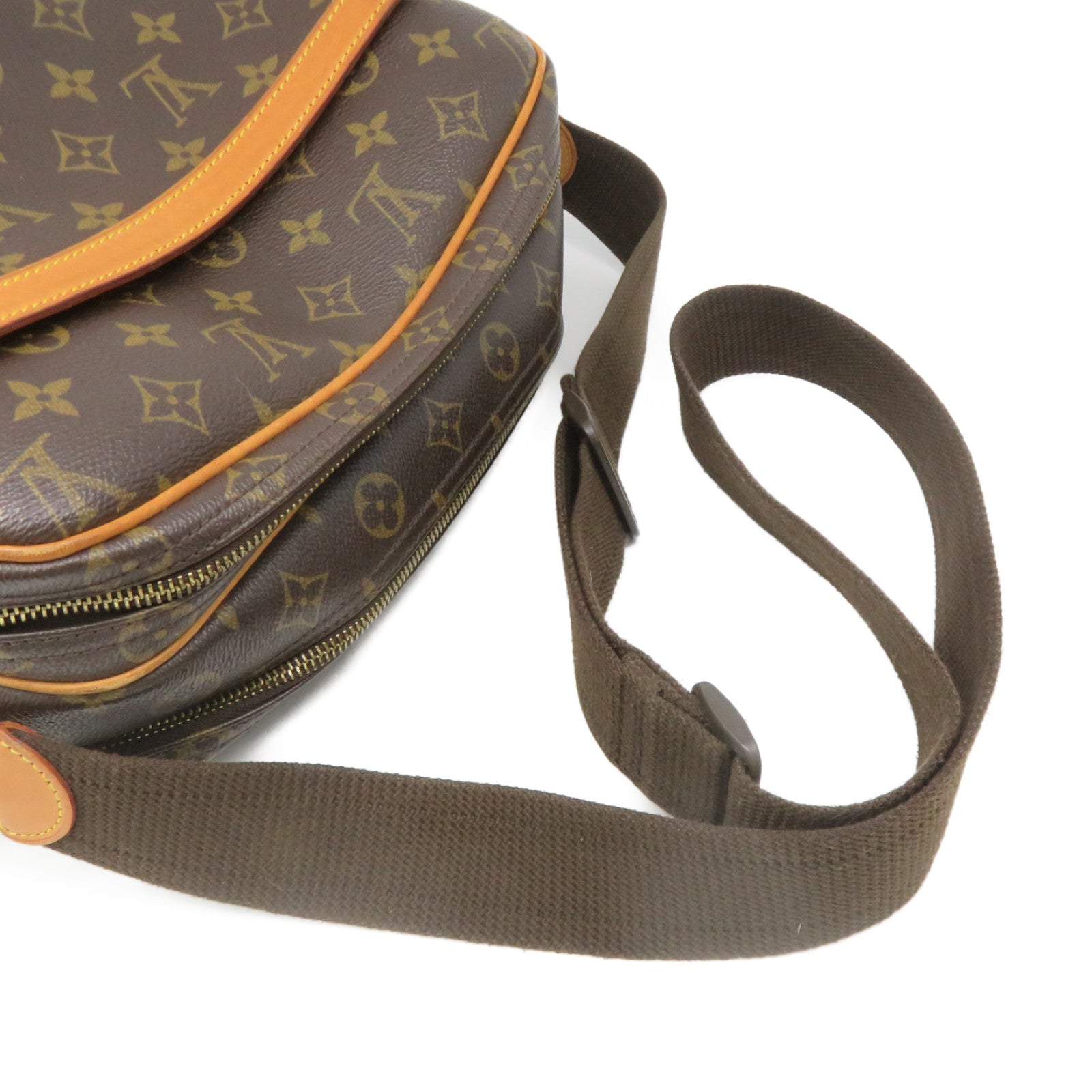 LOUIS VUITTON 【激減優惠】Monogram Reporter Shoulder Bag肩背袋啡色