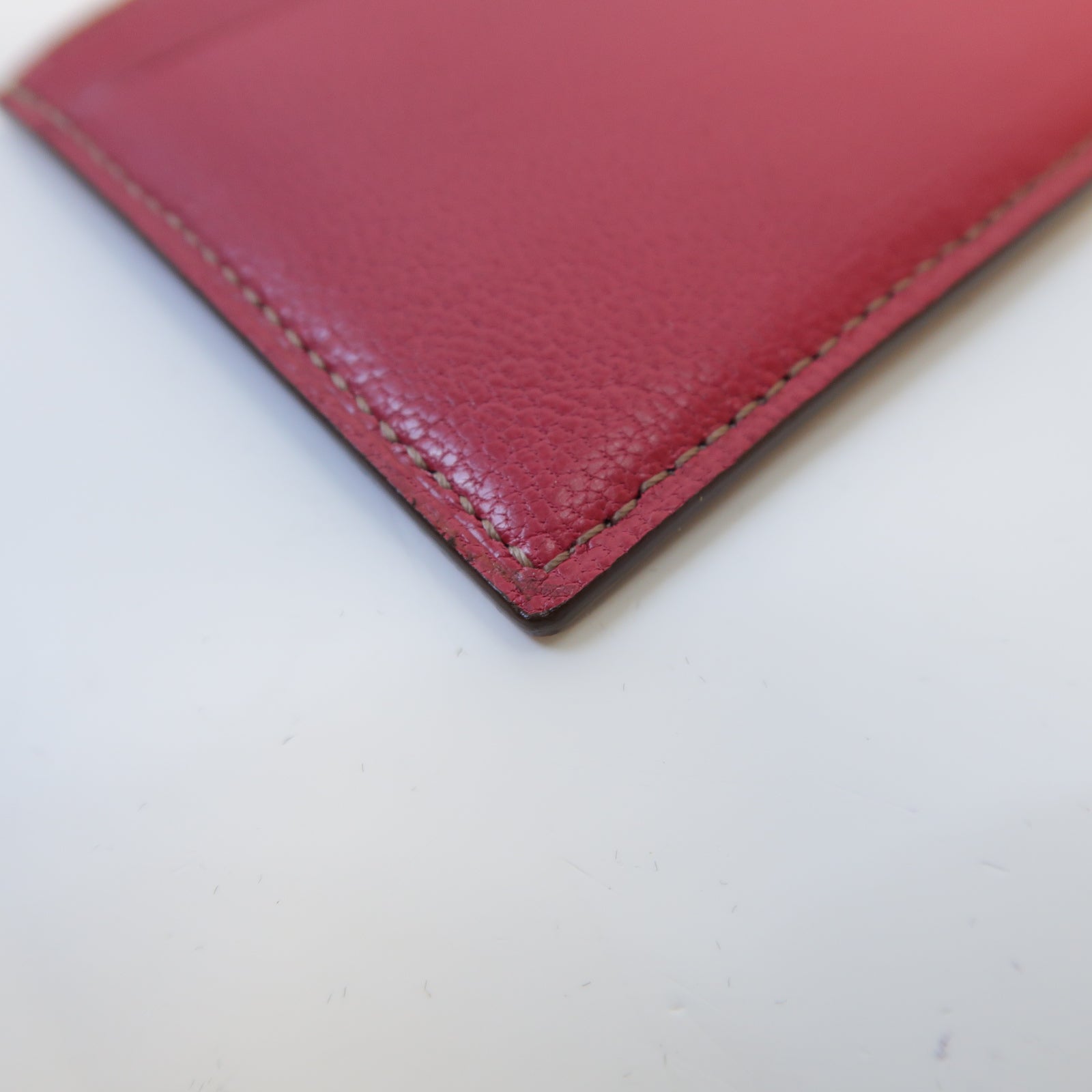 CARTIER 牛皮皮革Card Case卡片套粉紅色