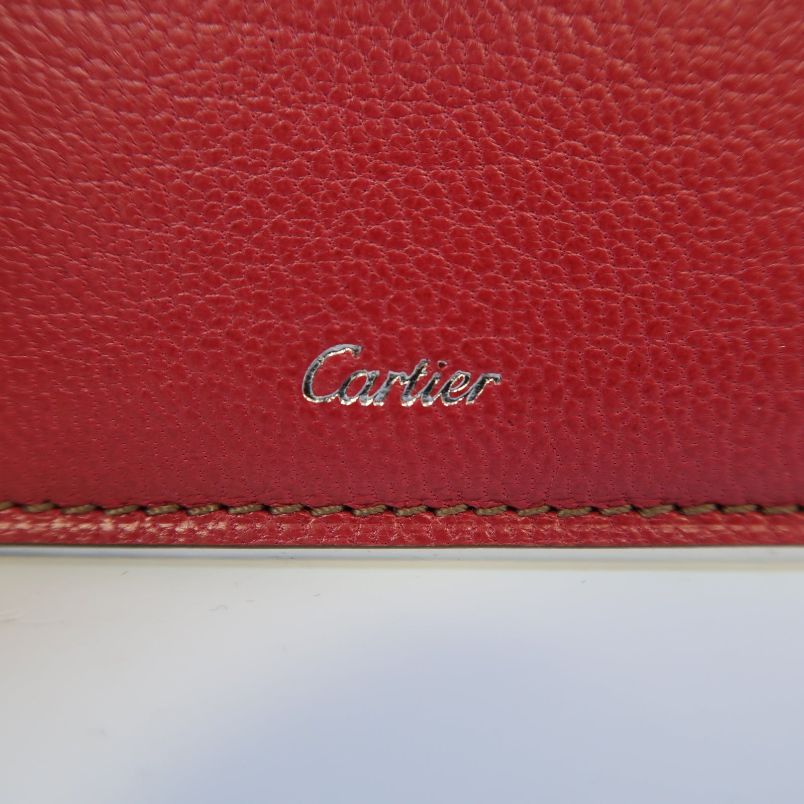 CARTIER 牛皮皮革Card Case卡片套粉紅色