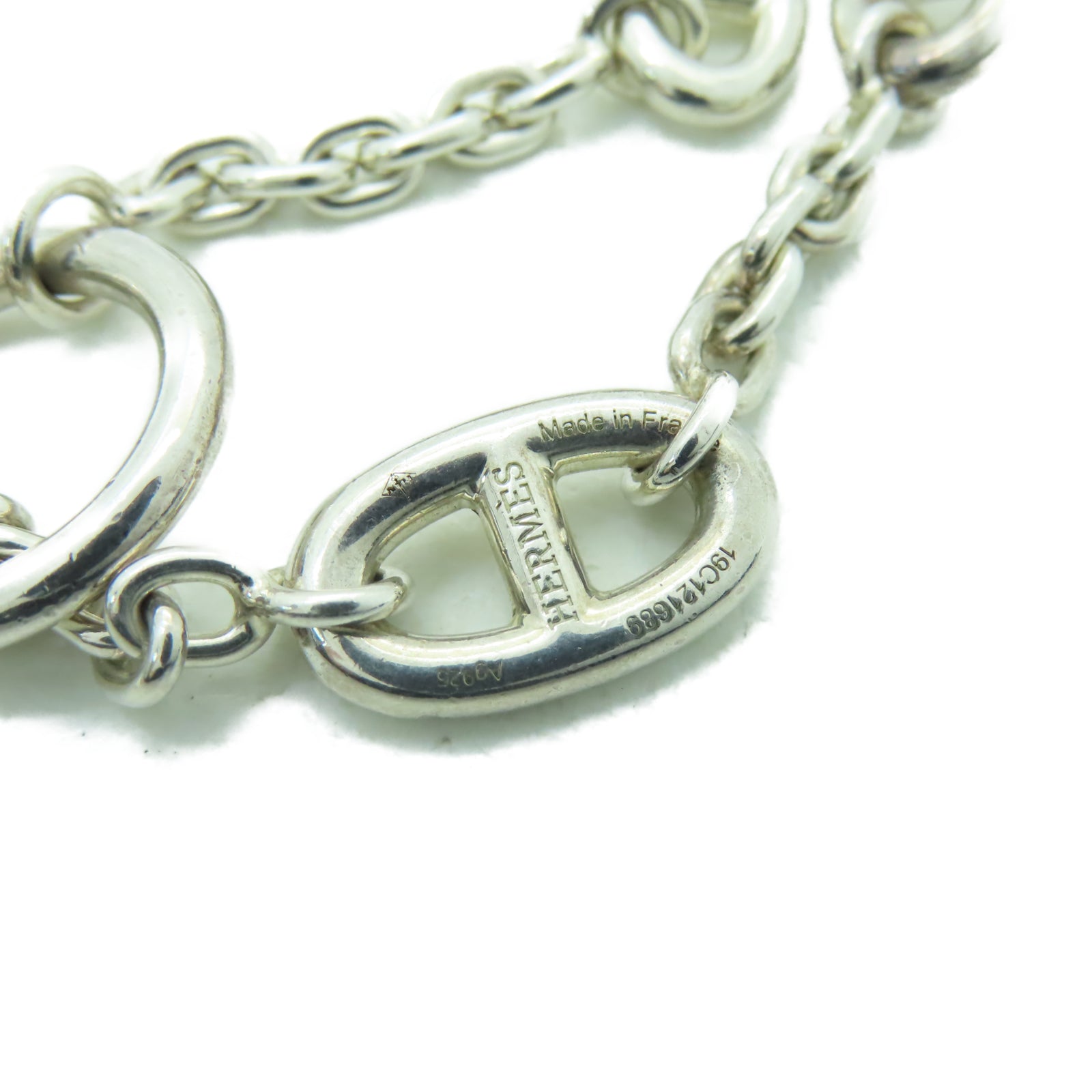 HERMES 925純銀Farandole Long Necklace項鏈銀色