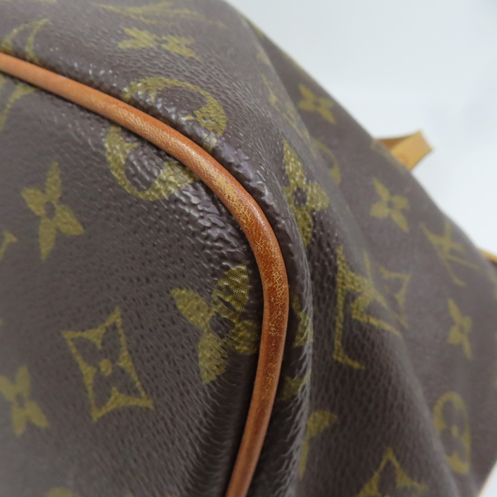LOUIS VUITTON Monogram Palermo PM金扣手挽袋啡色
