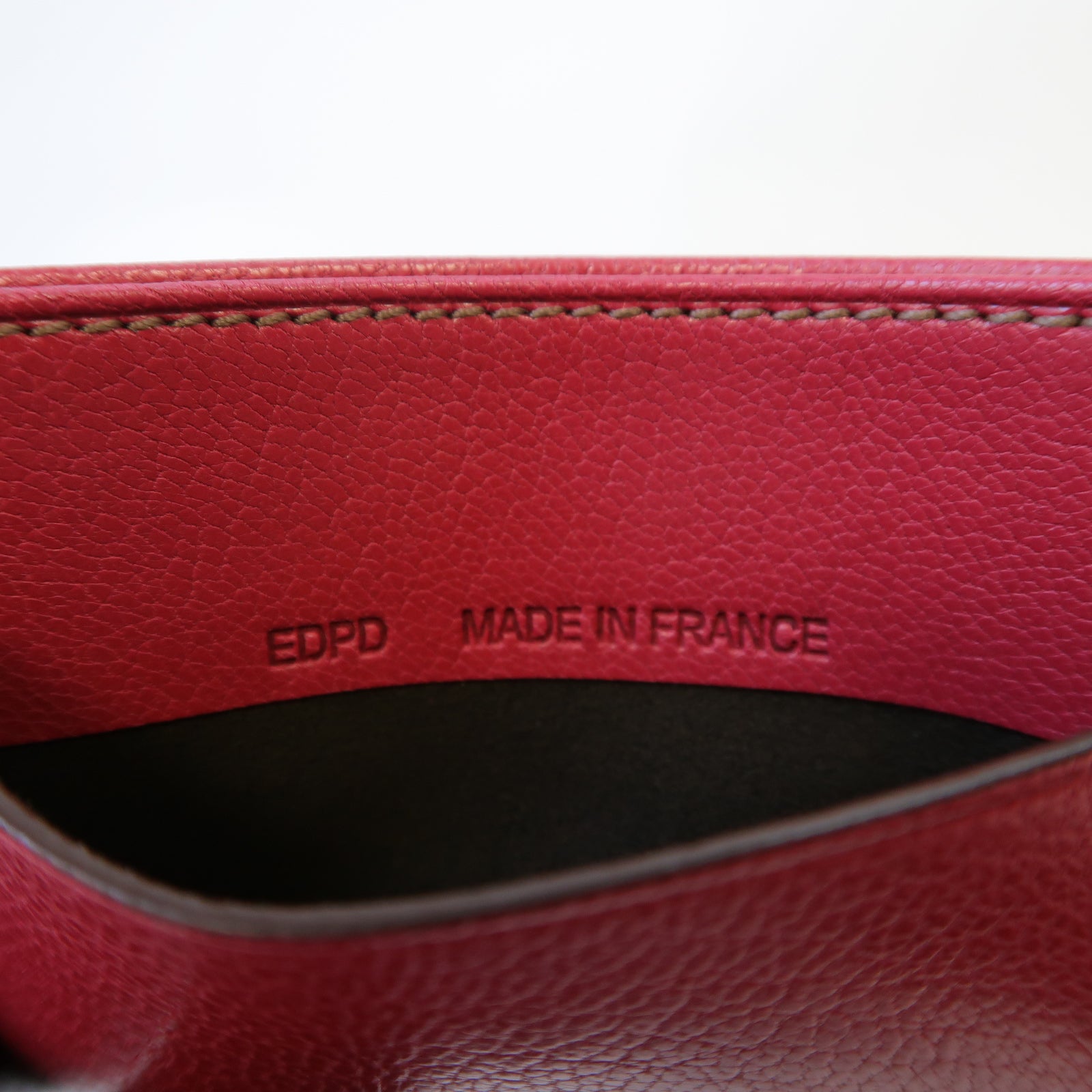 CARTIER 牛皮皮革Card Case卡片套粉紅色
