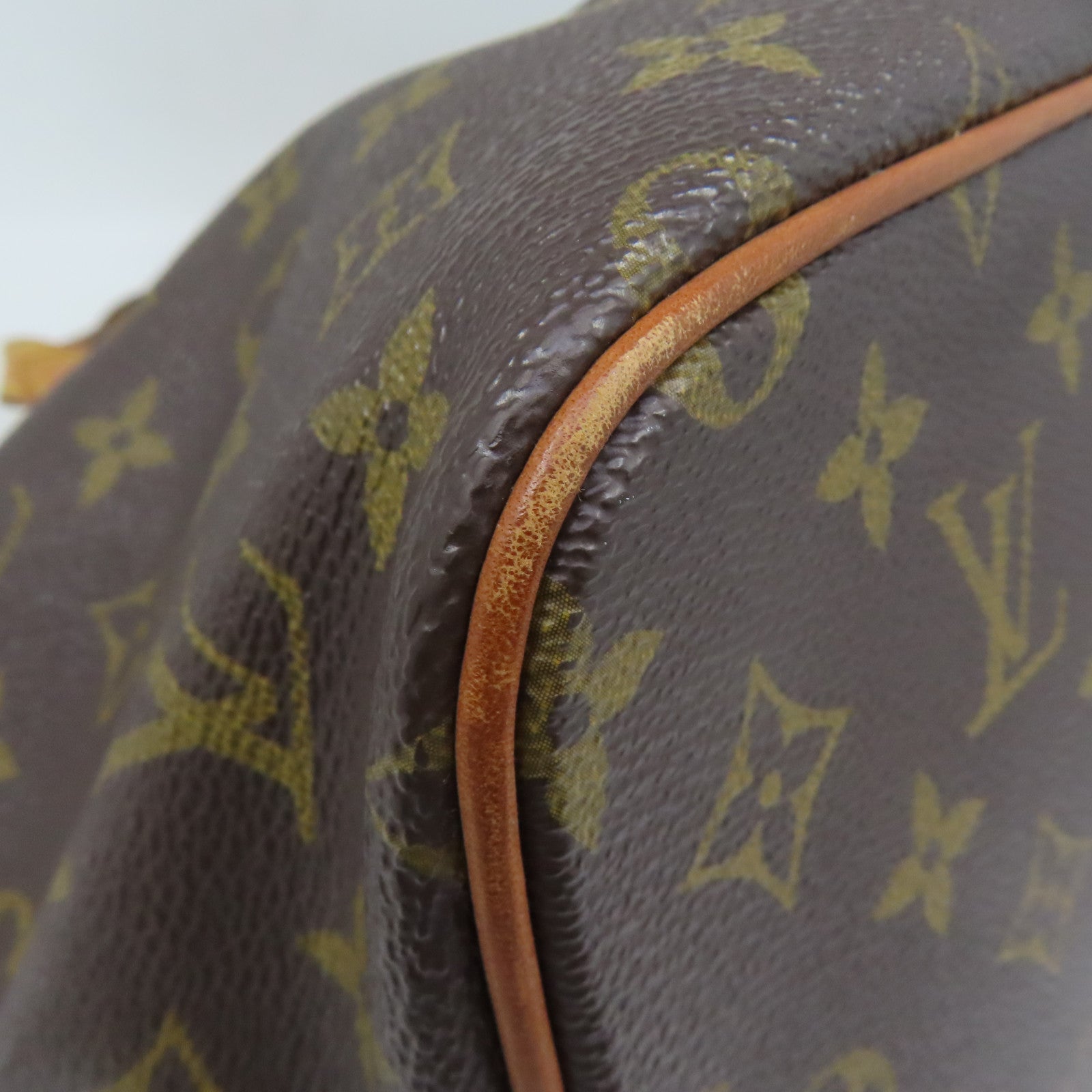 LOUIS VUITTON Monogram Palermo PM金扣手挽袋啡色