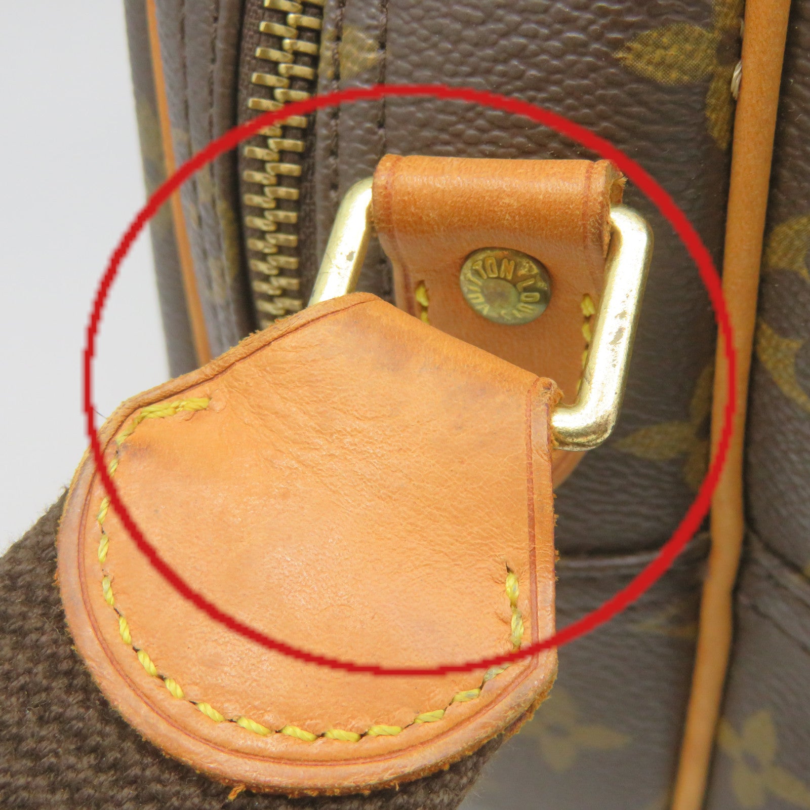 LOUIS VUITTON 【激減優惠】Monogram Reporter Shoulder Bag肩背袋啡色