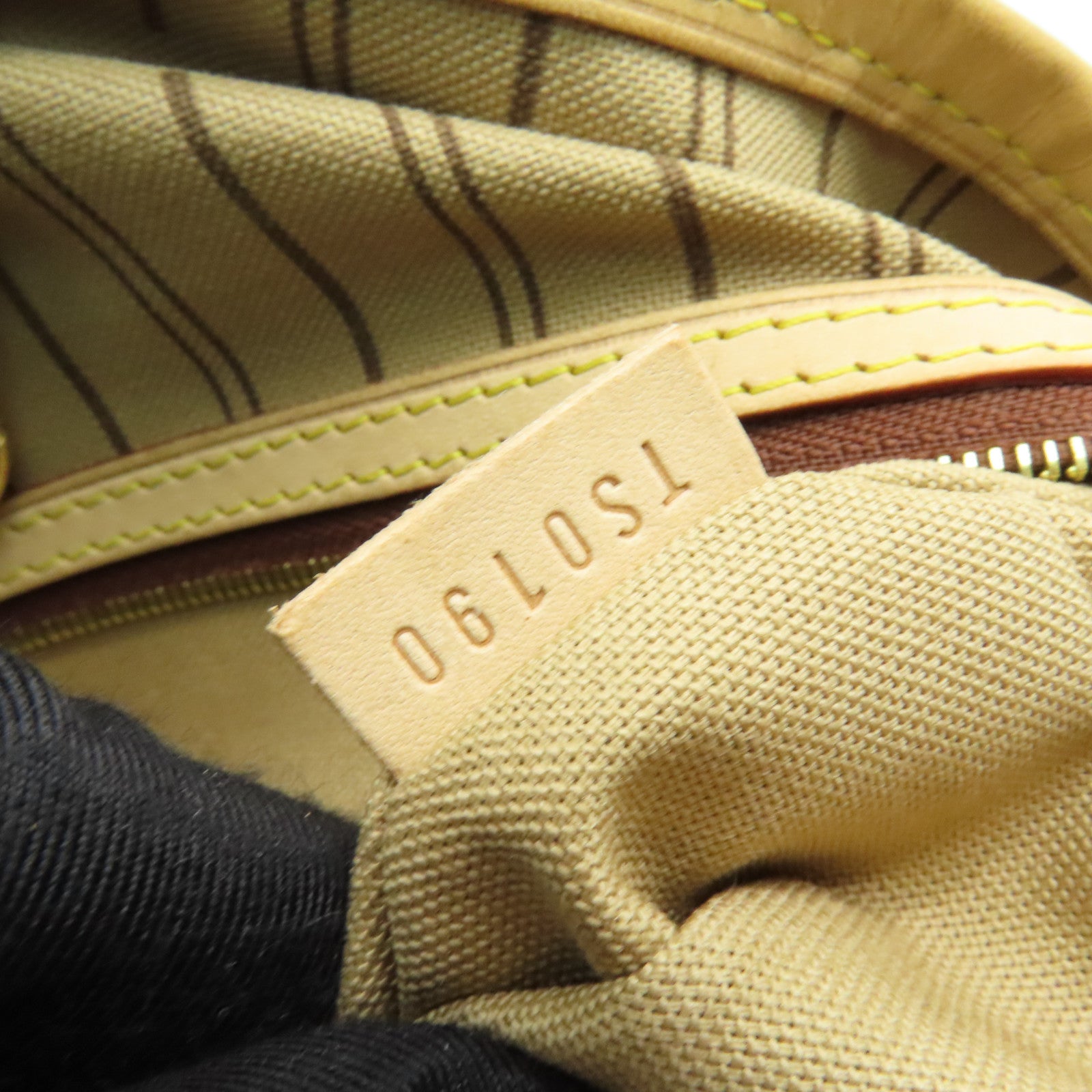LOUIS VUITTON Monogram Delightful PM金扣肩背袋棕色