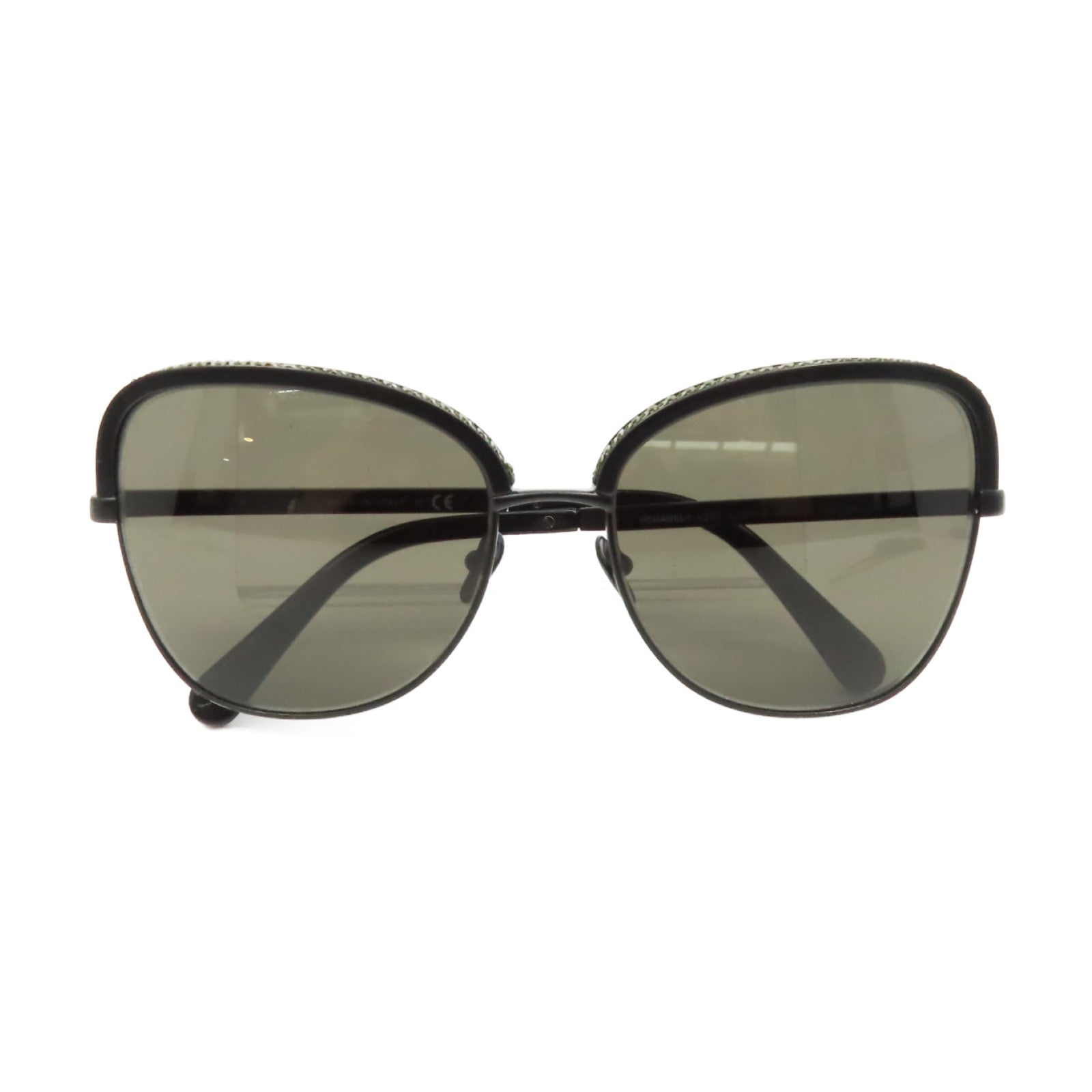 CHANEL 金屬/PVC Sunglasses太陽眼鏡黑色