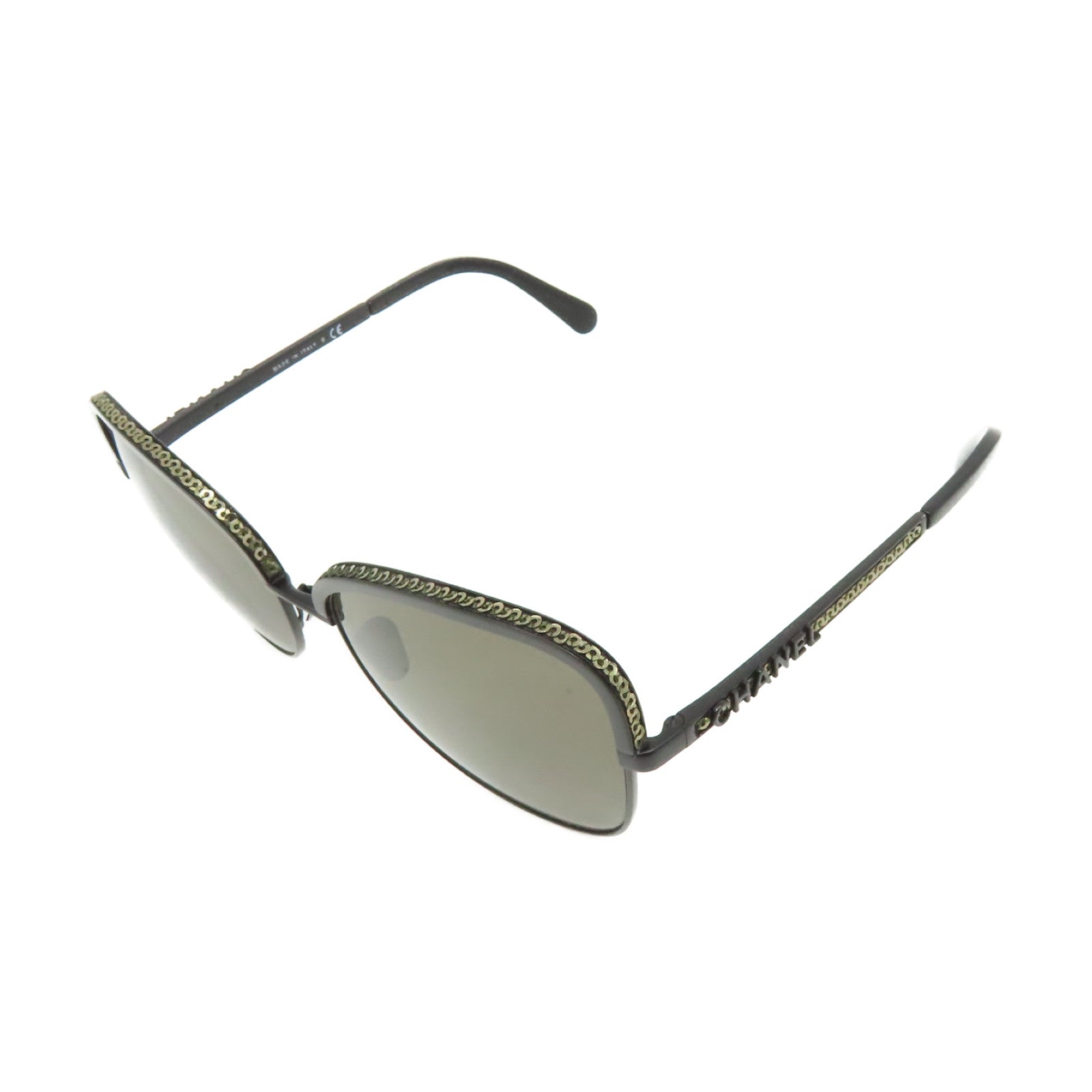 CHANEL 金屬/PVC Sunglasses太陽眼鏡黑色