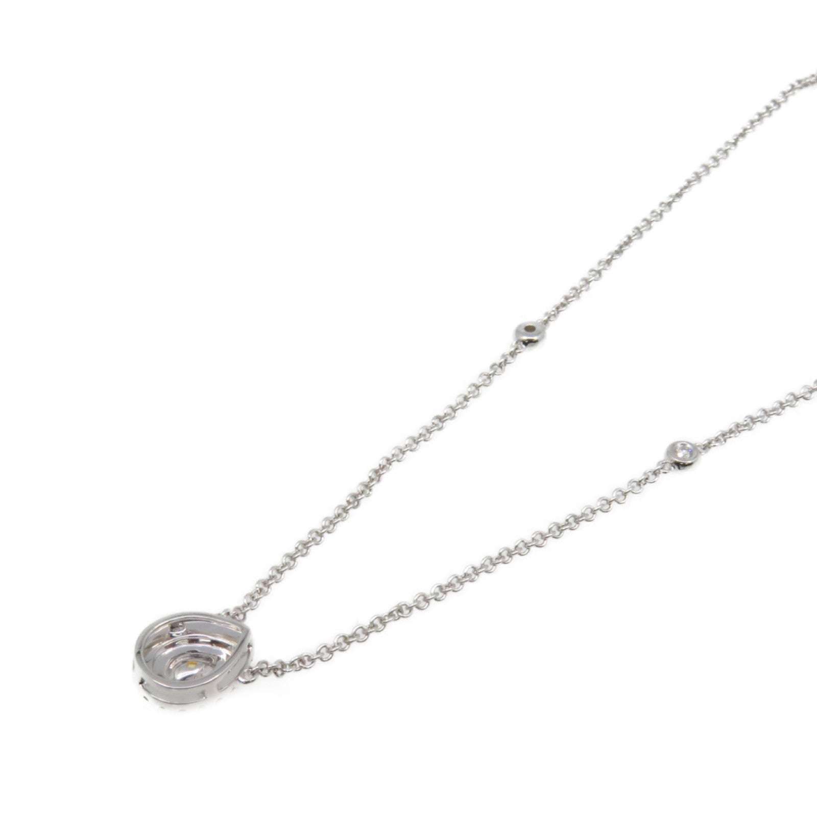 JEWELRY 【激減優惠】18K白金/0.07ct黃色鑽石/0.222ct鑽石Yellow Diamond Necklace項鍊