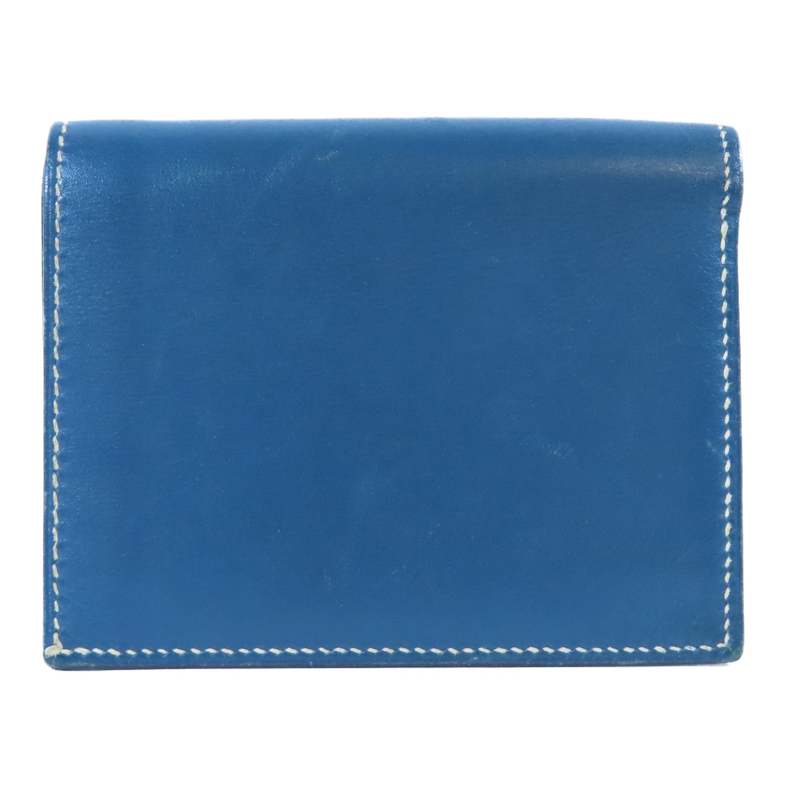 HERMES 皮革Card Case卡片套藍色