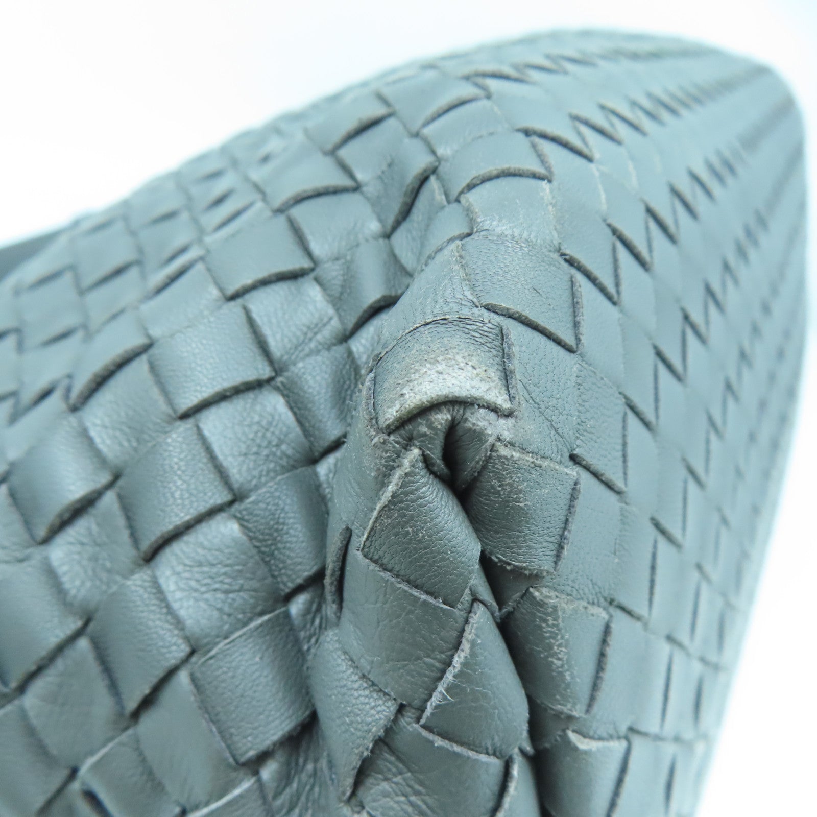 BOTTEGA VENETA 牛皮皮革Shoulder Bag手挽肩背兩用袋灰色