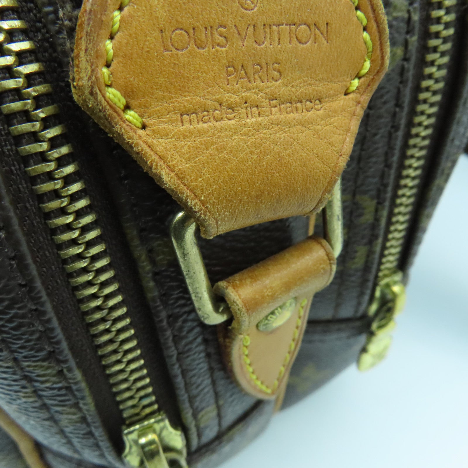 LOUIS VUITTON Monogram Reporter金扣肩背袋啡色