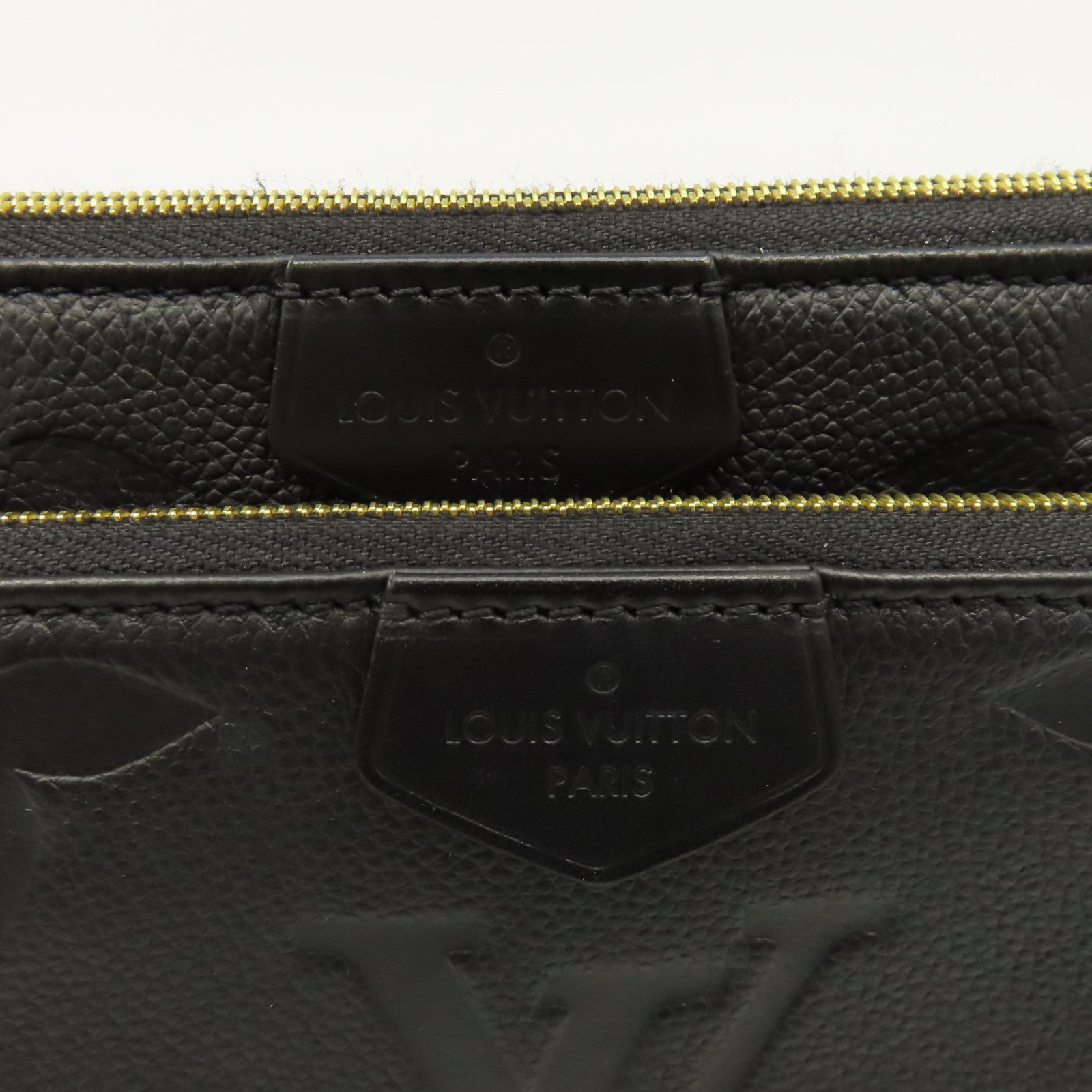 LOUIS VUITTON Monogram Empreinte Multi Pochette Accessories Shoulder Bag肩背袋黑色
