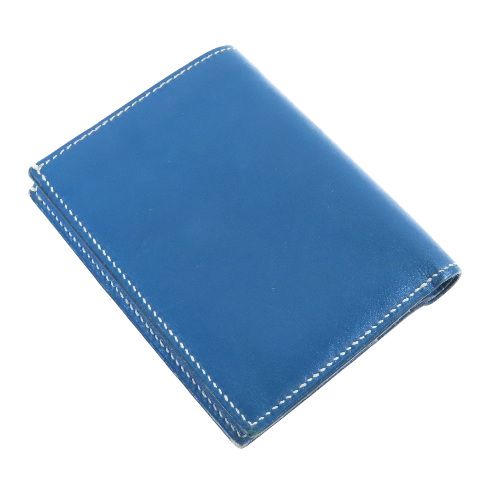 HERMES 皮革Card Case卡片套藍色
