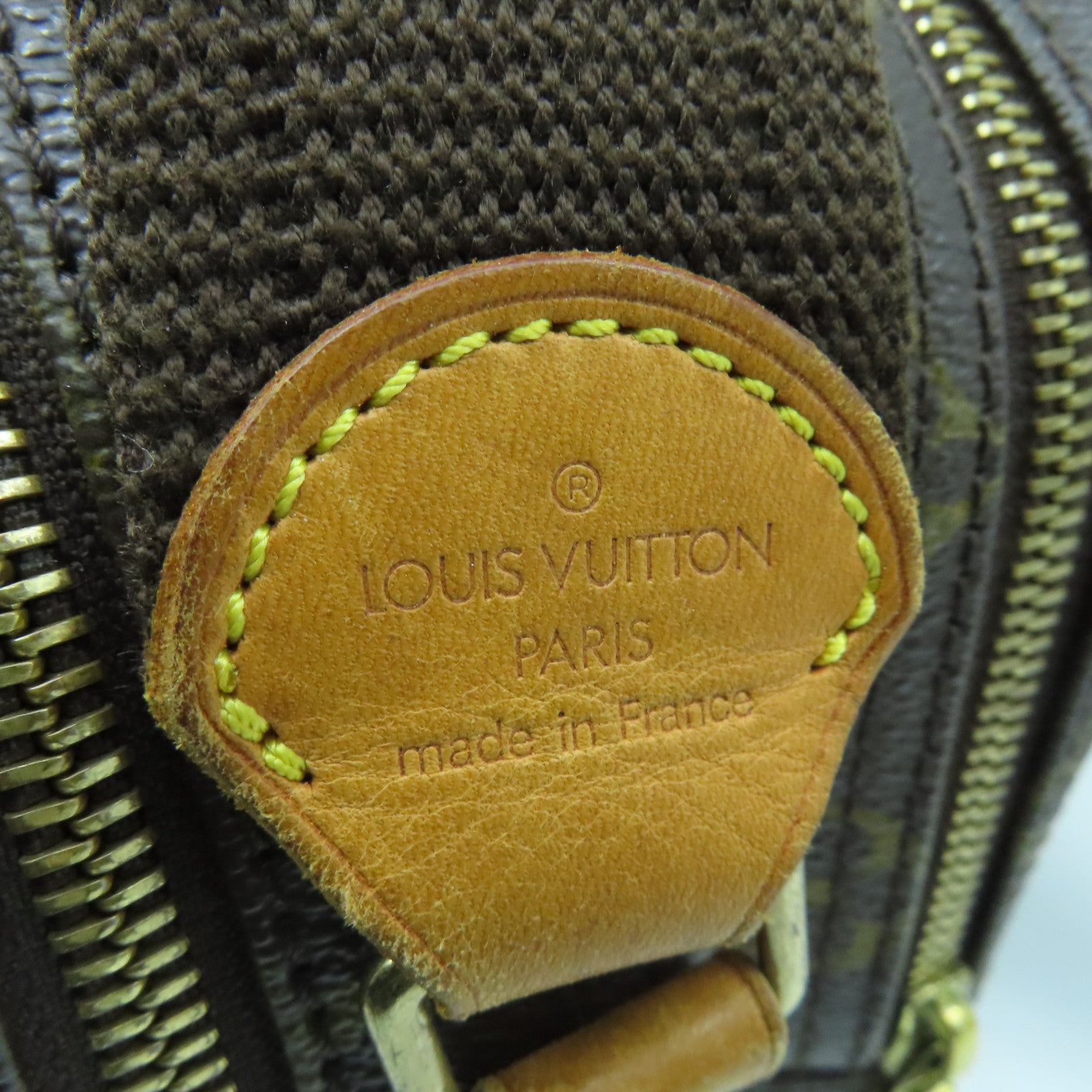 LOUIS VUITTON Monogram Reporter金扣肩背袋啡色