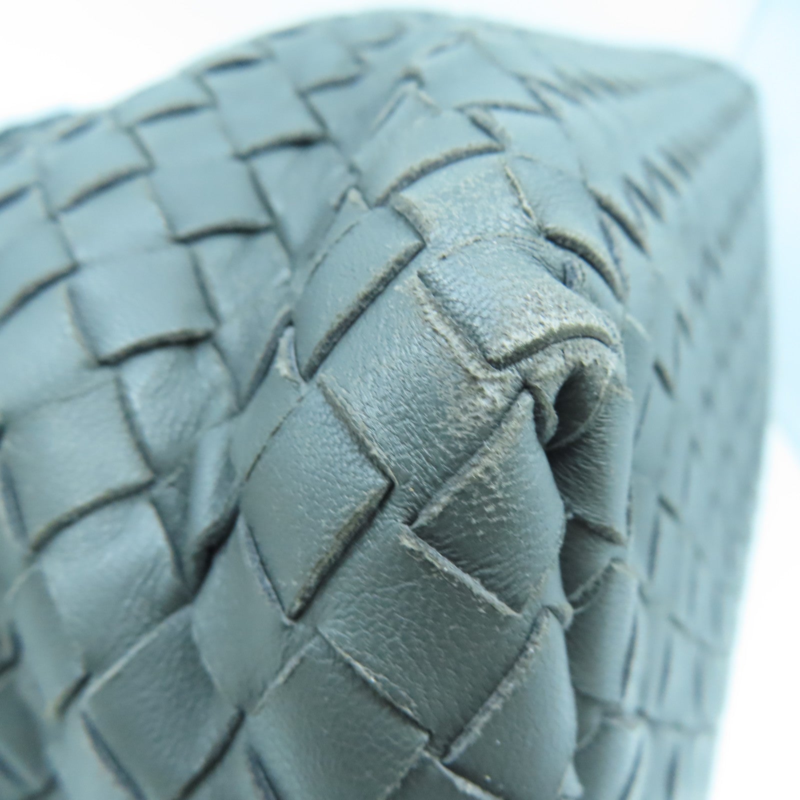 BOTTEGA VENETA 牛皮皮革Shoulder Bag手挽肩背兩用袋灰色