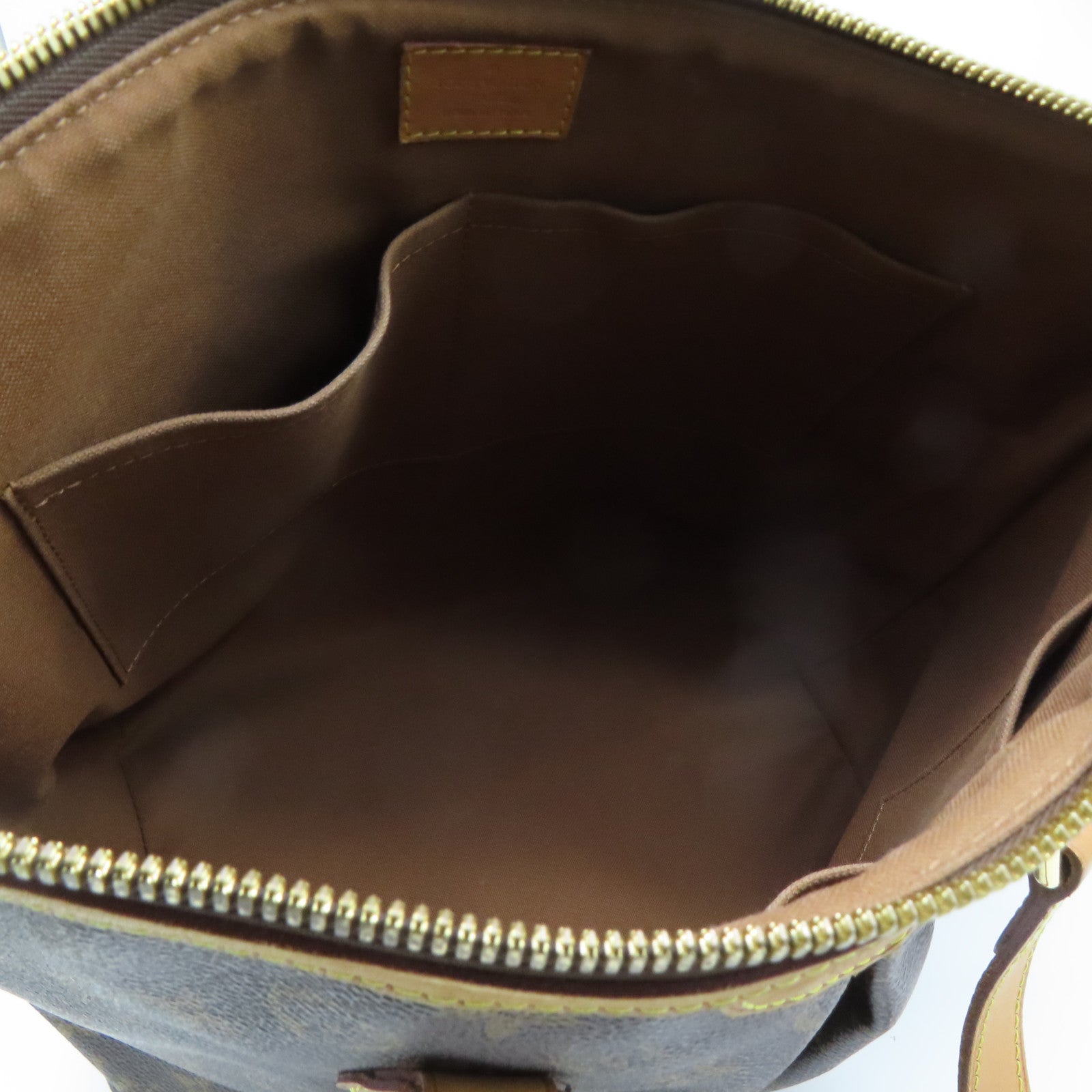LOUIS VUITTON Monogram Palermo PM金扣手挽袋啡色