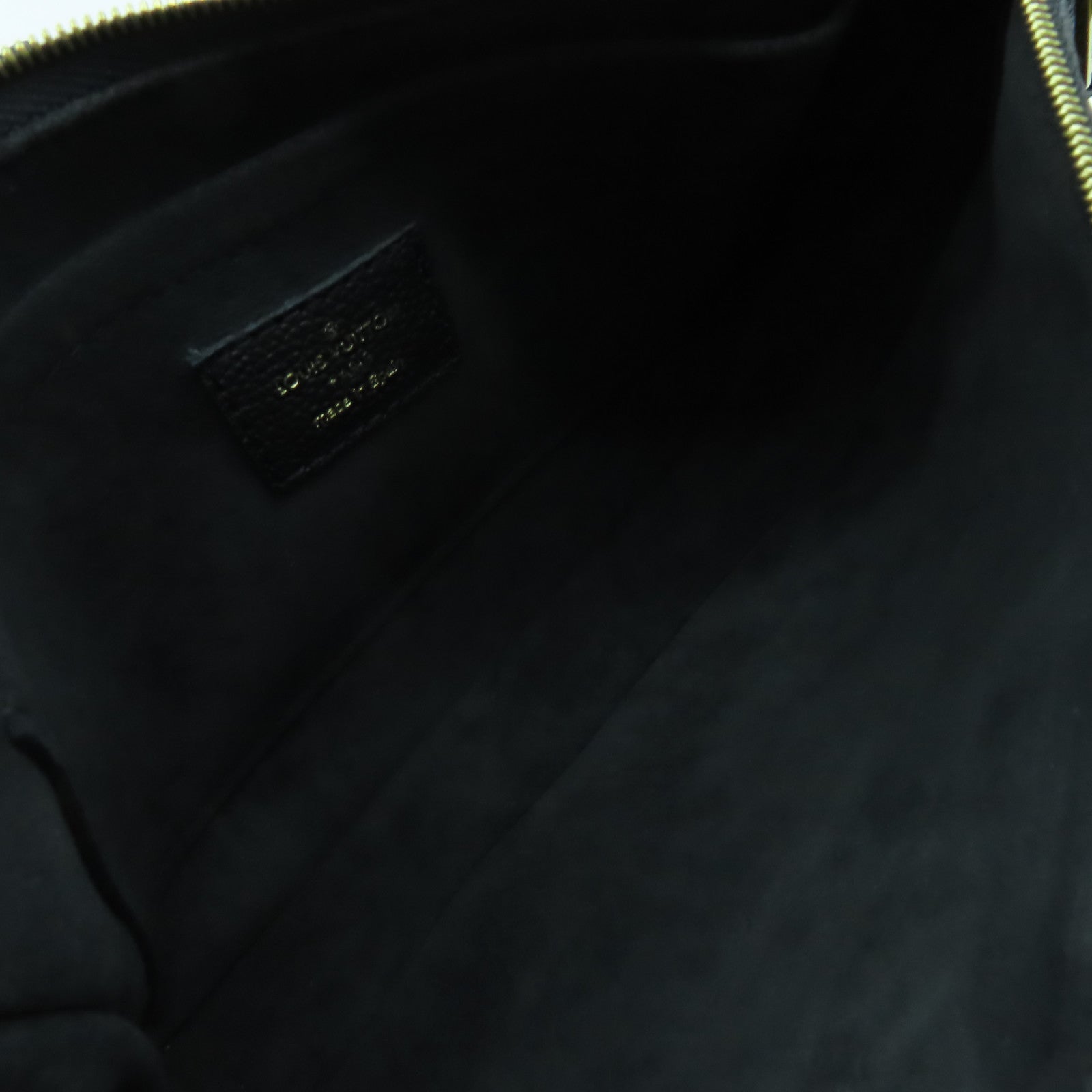 LOUIS VUITTON Monogram Empreinte Multi Pochette Accessories Shoulder Bag肩背袋黑色